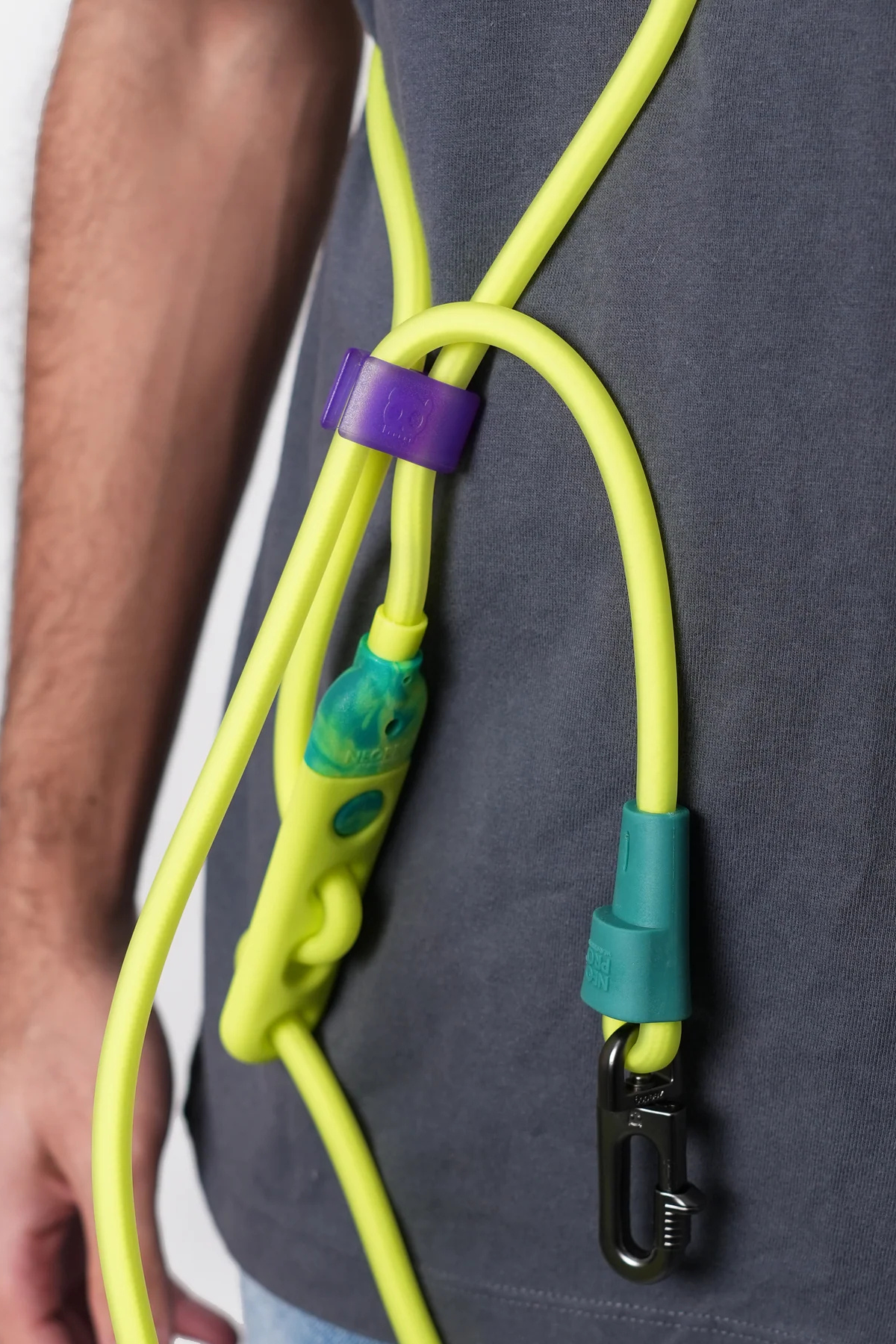 Fluo Neopro Handsfree Gezdirme Tasması - Zee.Dog