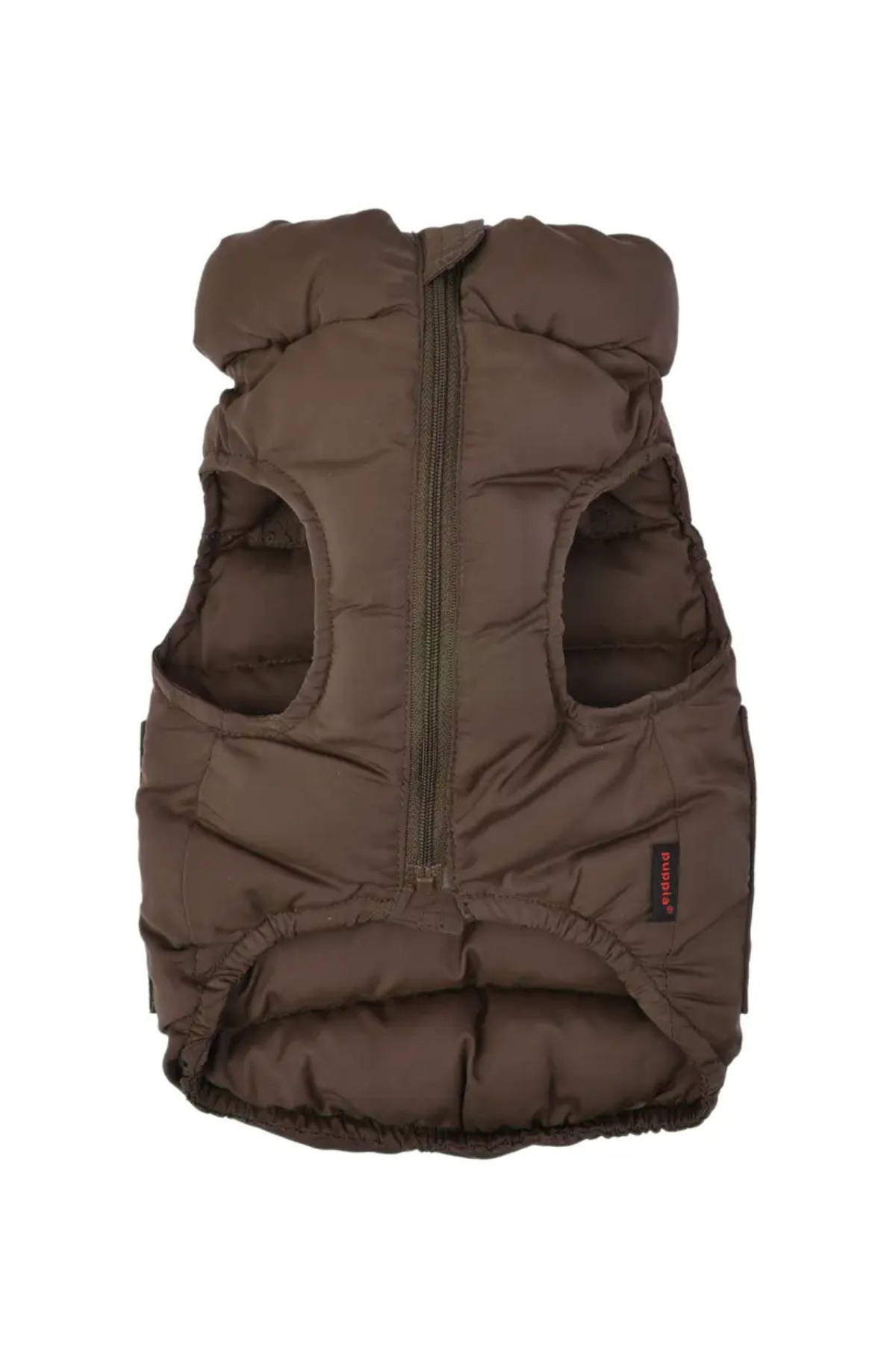 Puppia Puffer Vest Jumper Köpek Tulumu - Kahverengi