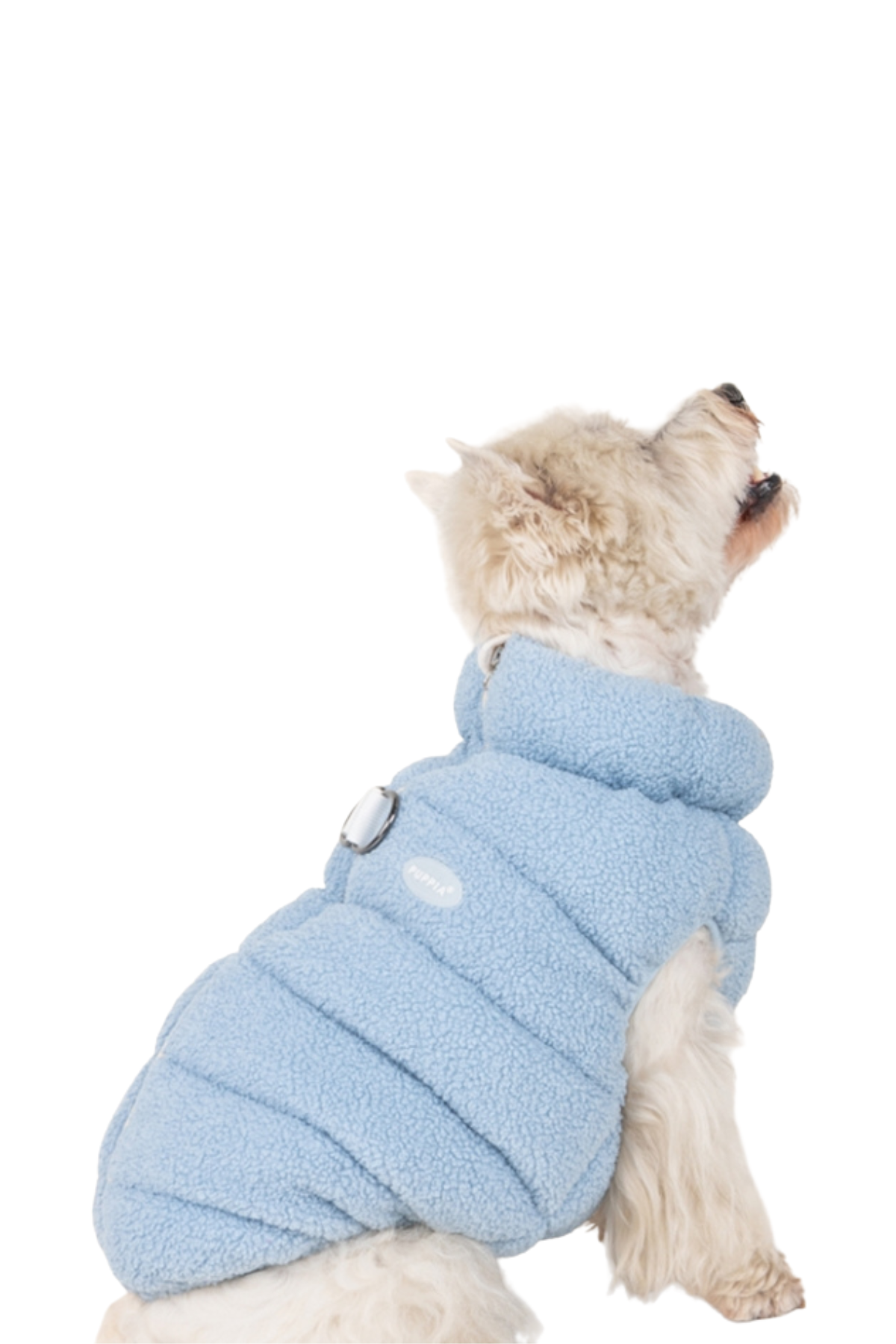 Puppia Cabin Polar Yelekli Göğüs Tasması - Açık Mavi