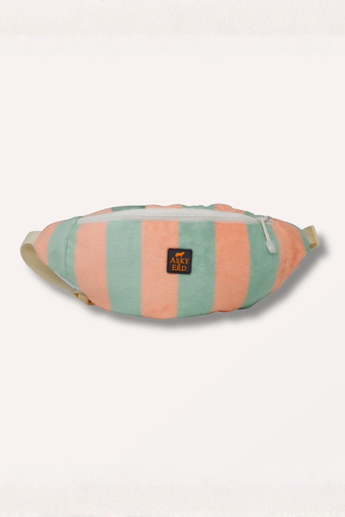 Asky&Erd Soft Rituals Yürüyüş Çantası Seafoam & Salmon Stripe