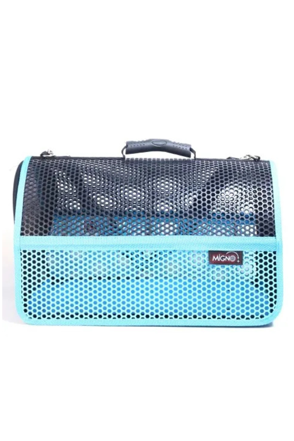 Migno Flybag Voyager Fileli Model Köpek Taşıma Çantası - Mavi-Siyah