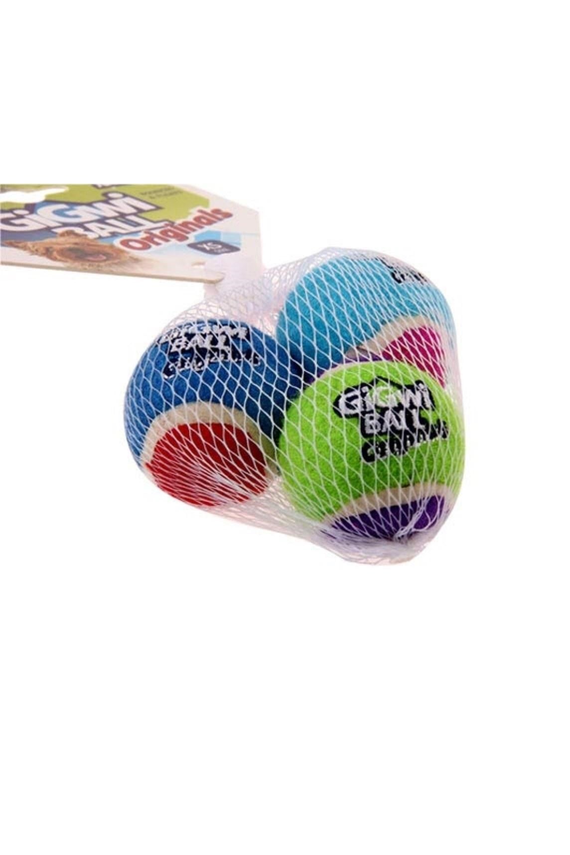 Gigwi Ball Tenis Topu Köpek Oyuncağı 3lü Set