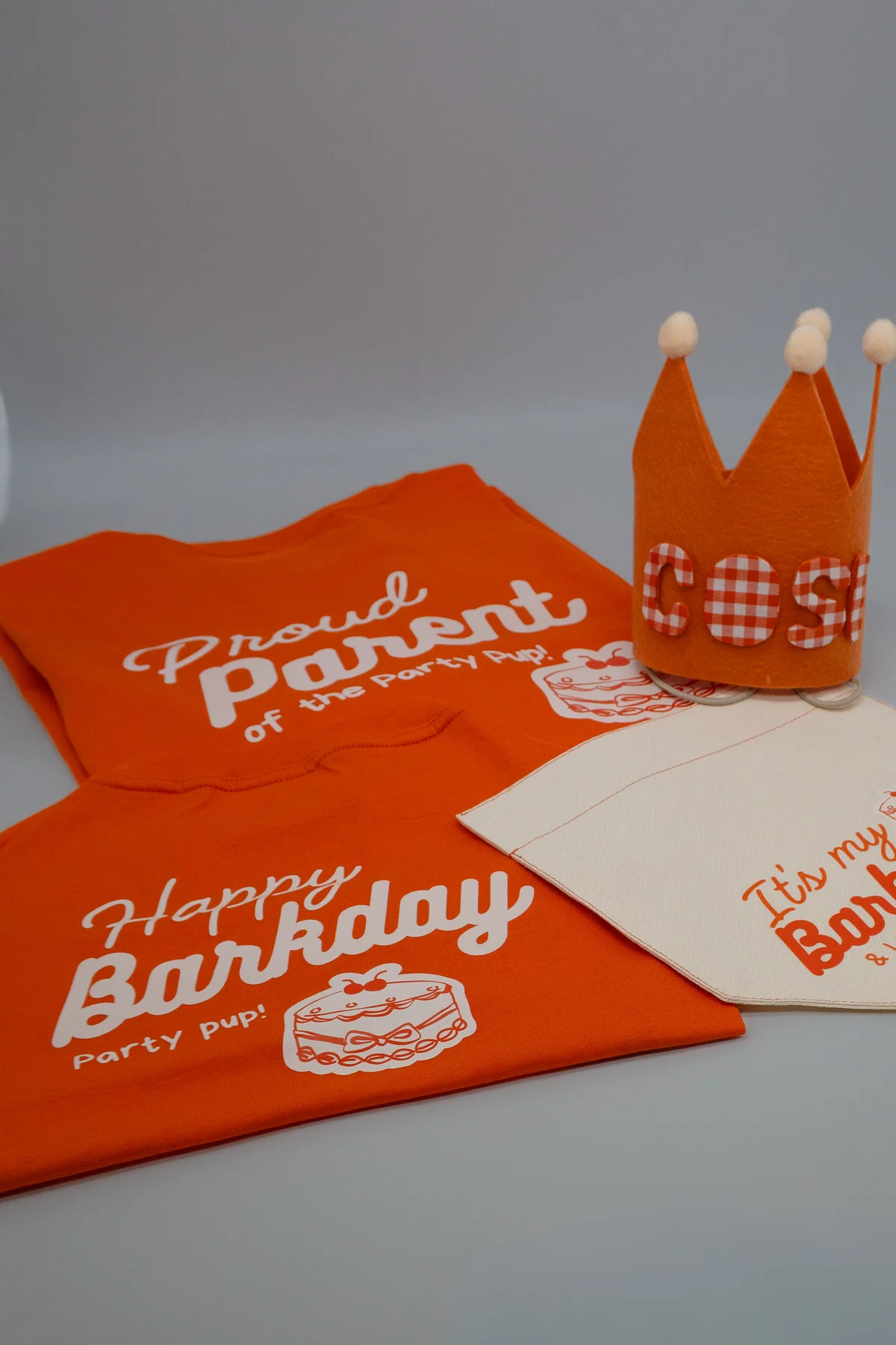 Asky&Erd Barkday Club Köpek Tshirt Turuncu