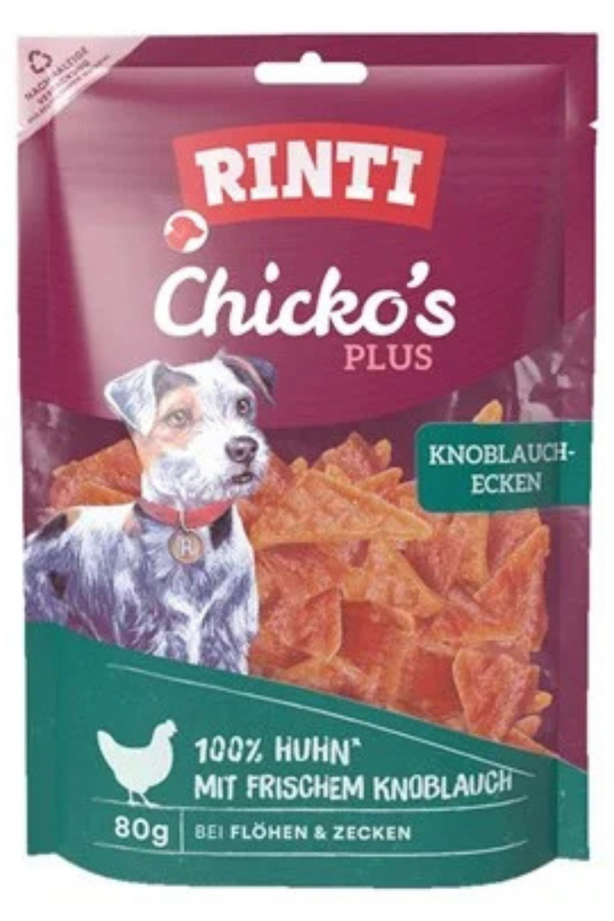 Rinti Chickos Plus Sarımsak ve Tavuk Eti Yetişkin Köpek Maması