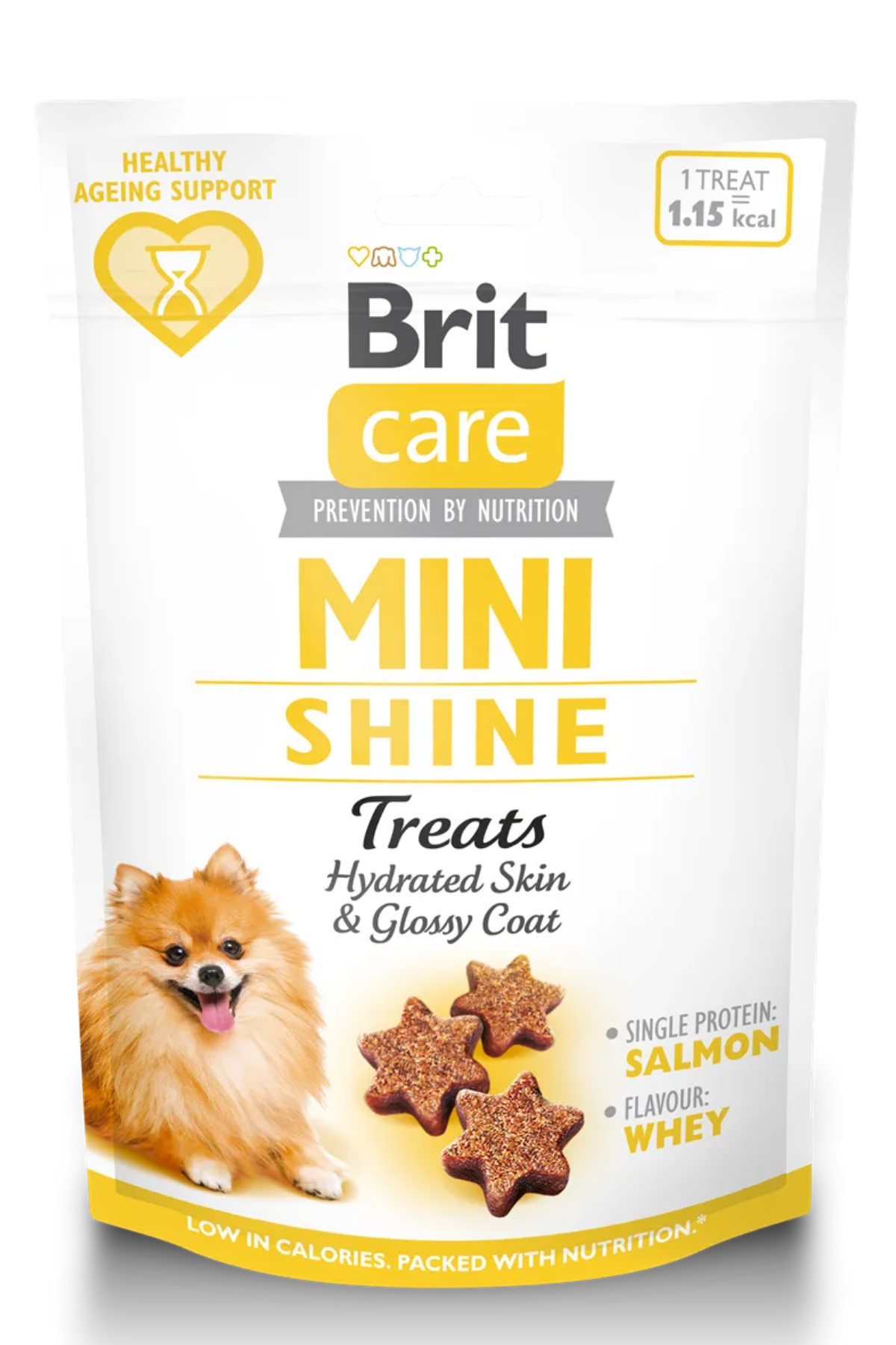 Brit Care Mini Shine Köpek Ödül Maması Somon ve Peynir Aromalı