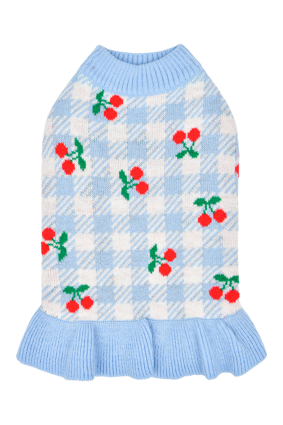 Puppia Rio Örgü Köpek Elbisesi Mavi