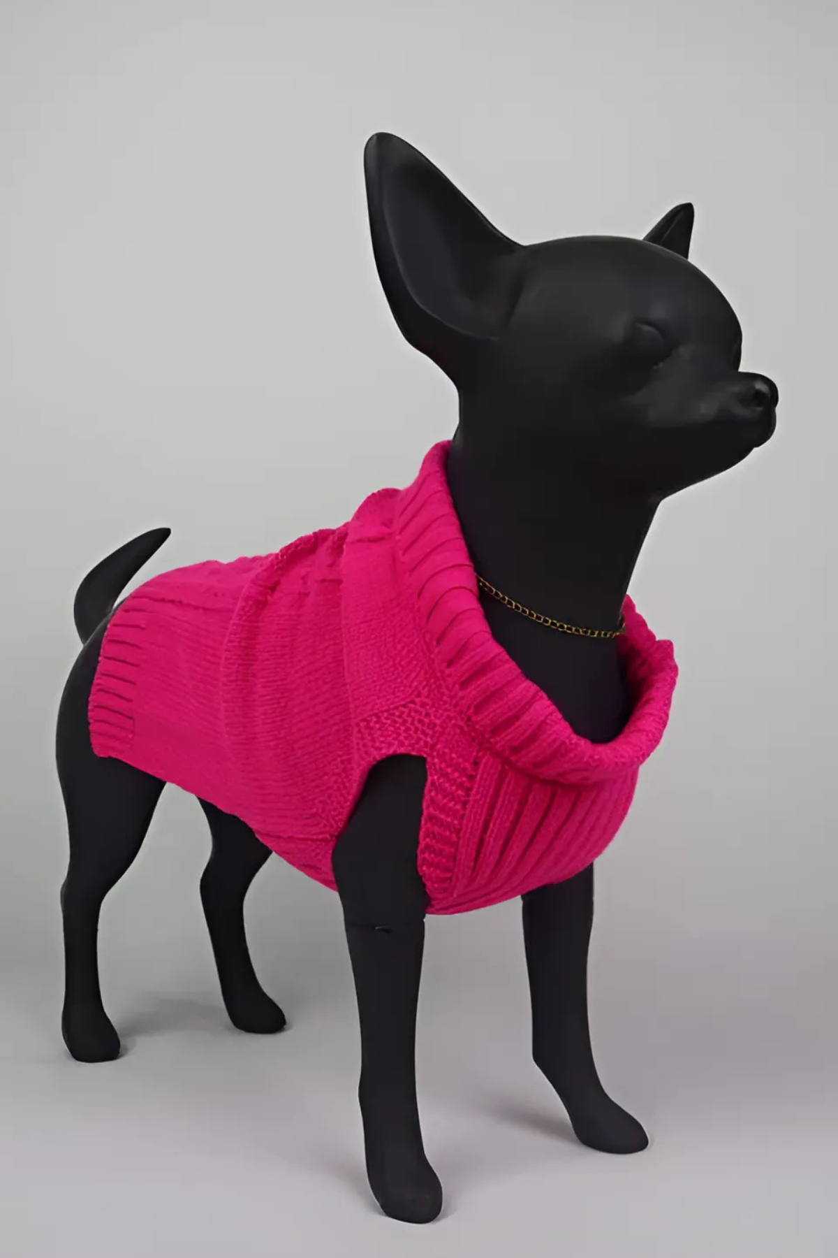LouLou Örgü Triko Kazak Pembe 