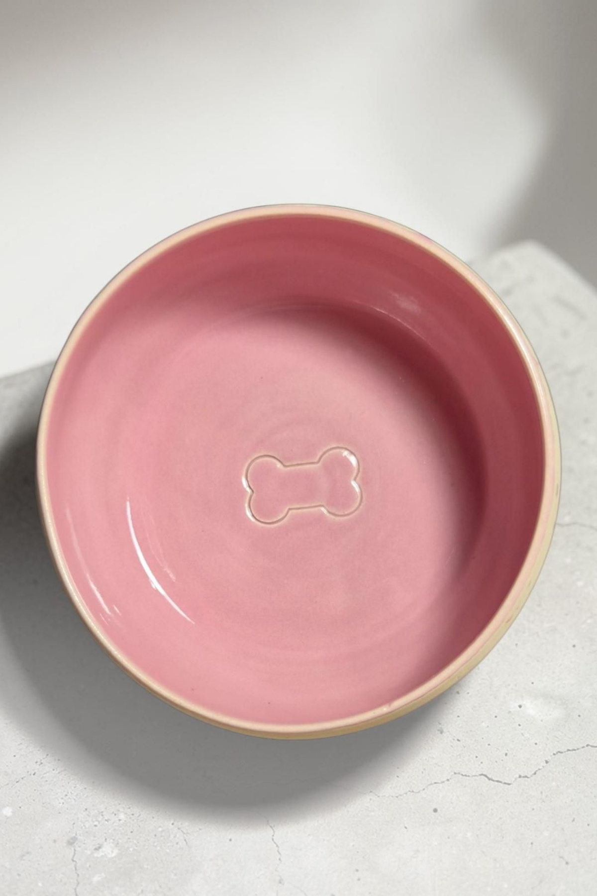 Feza Seramik Mama Kasesi Pembe