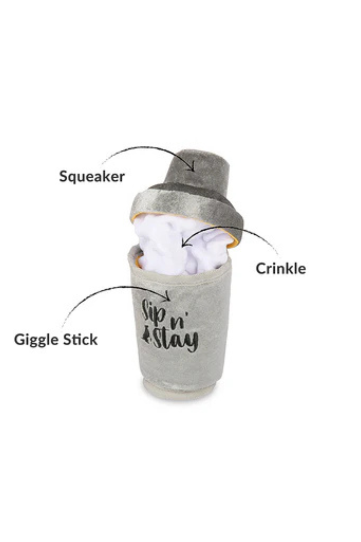 Play San Francisco Cocktail Shaker Köpek Oyuncağı