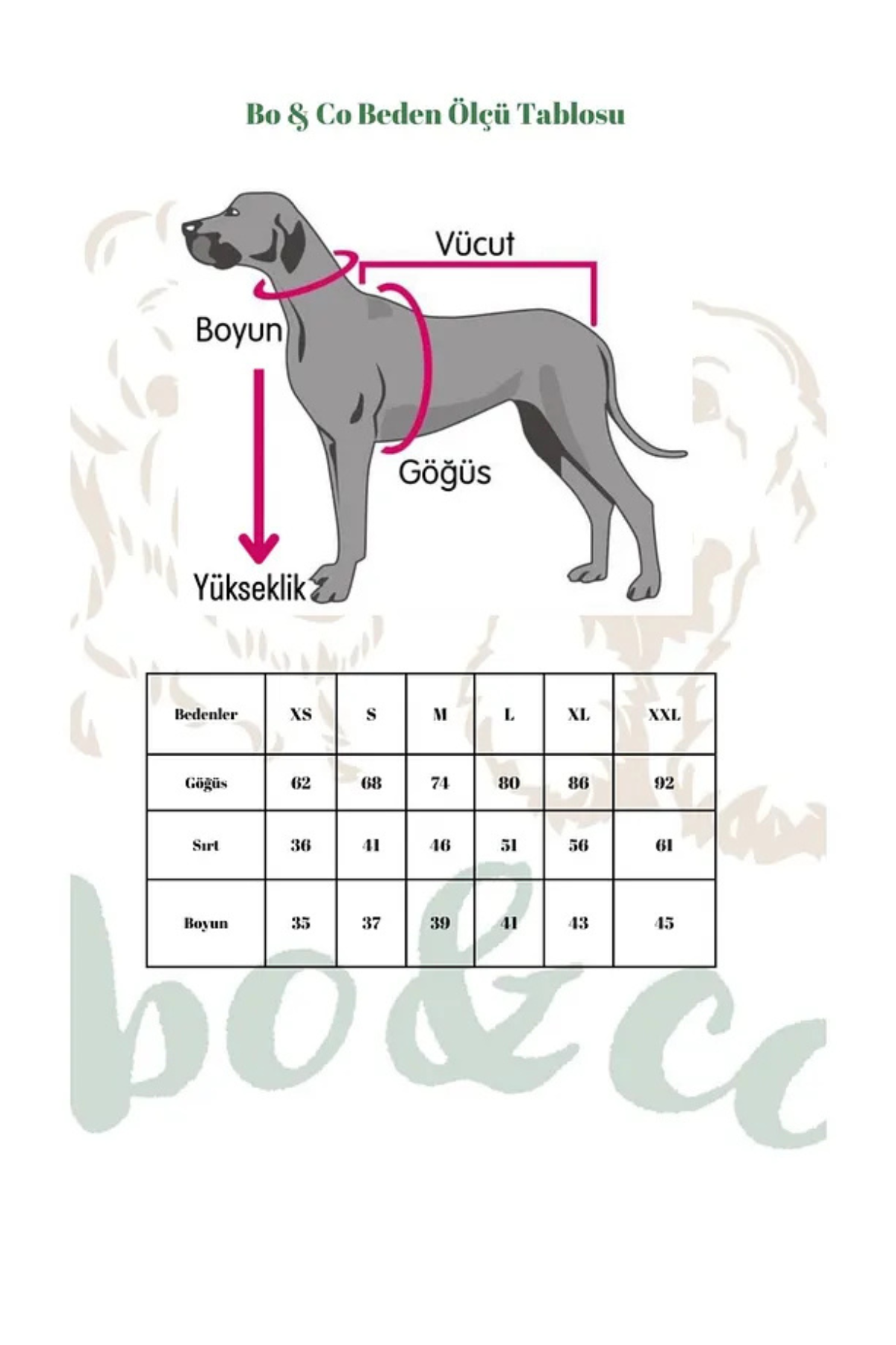 Bo&Co Pembe Saten Pijama