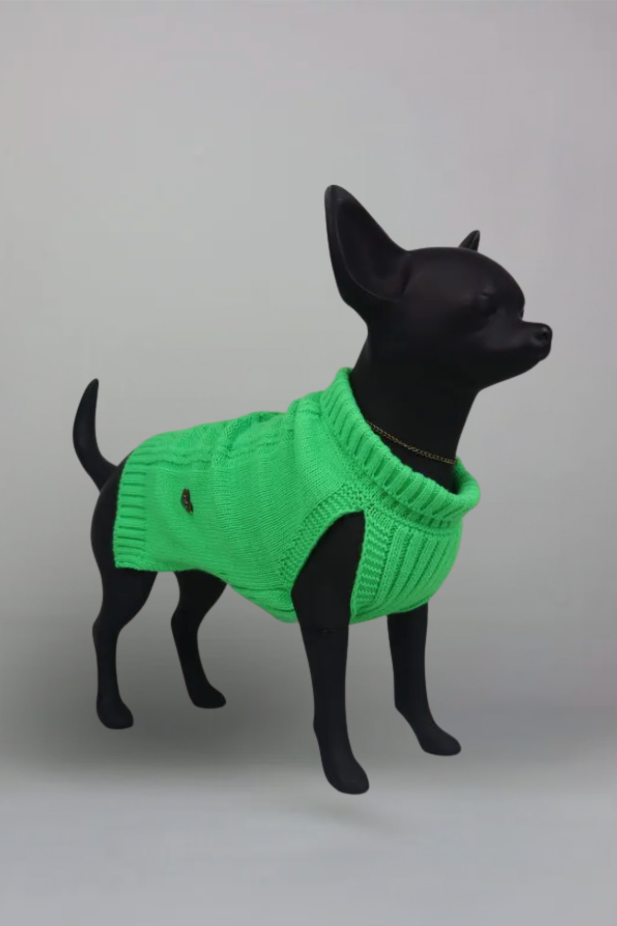 LouLou Örgü Triko Kazak Neon Yeşil 