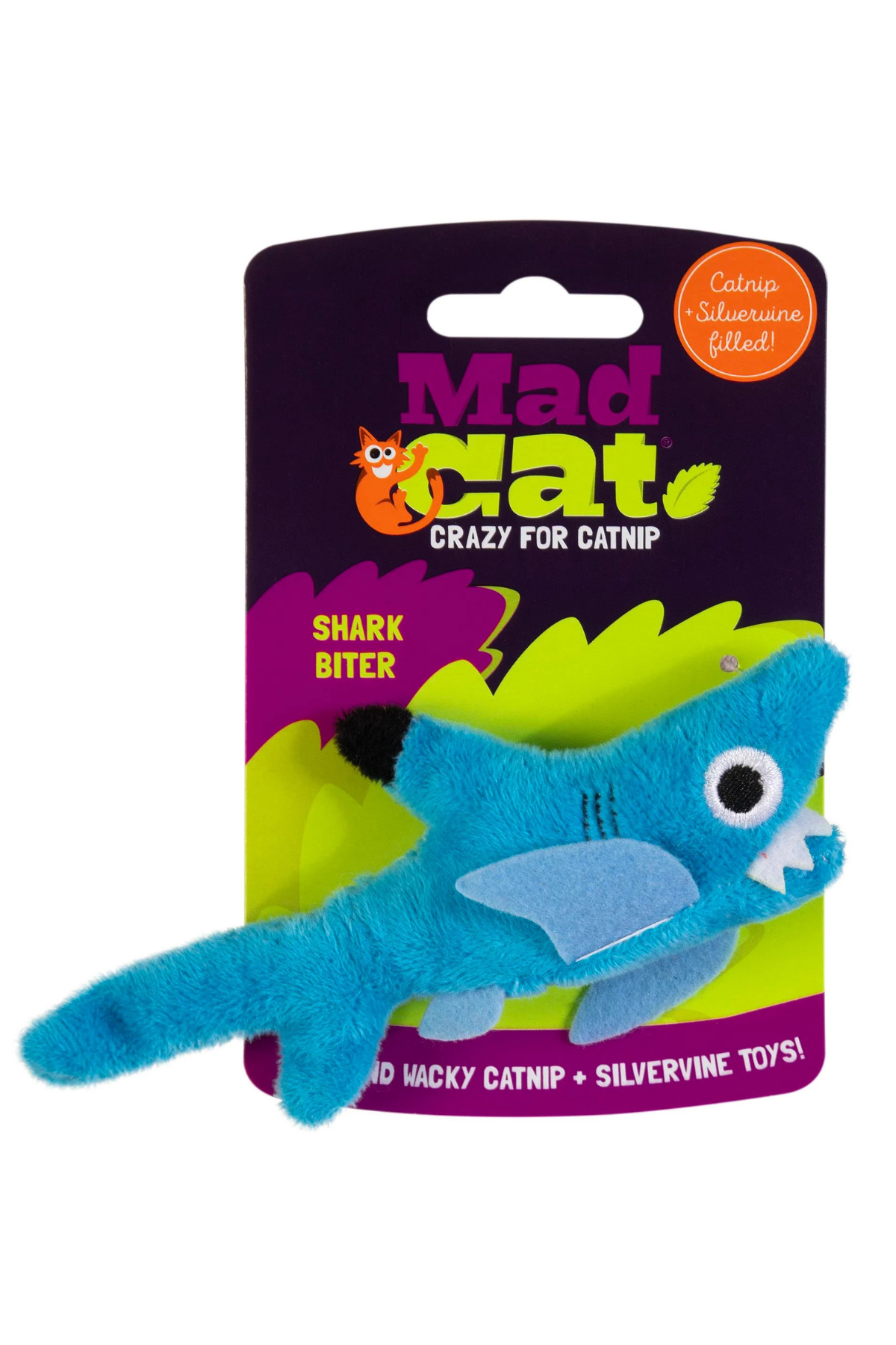 Mad Cat Shark Biter Kedi Otlu ve Matatabili Kedi Oyuncağı
