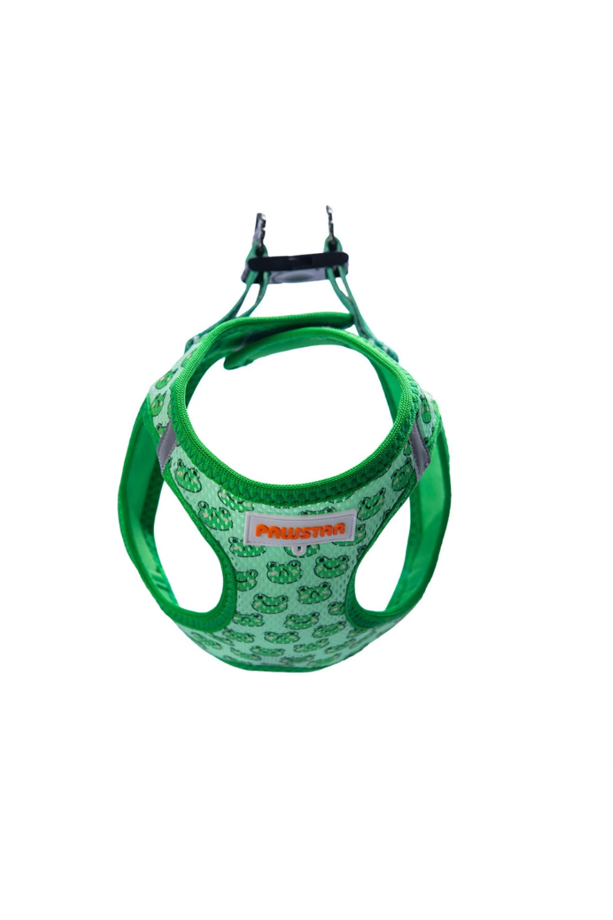 PawStar Frog Köpek Göğüs Tasması Yeşil