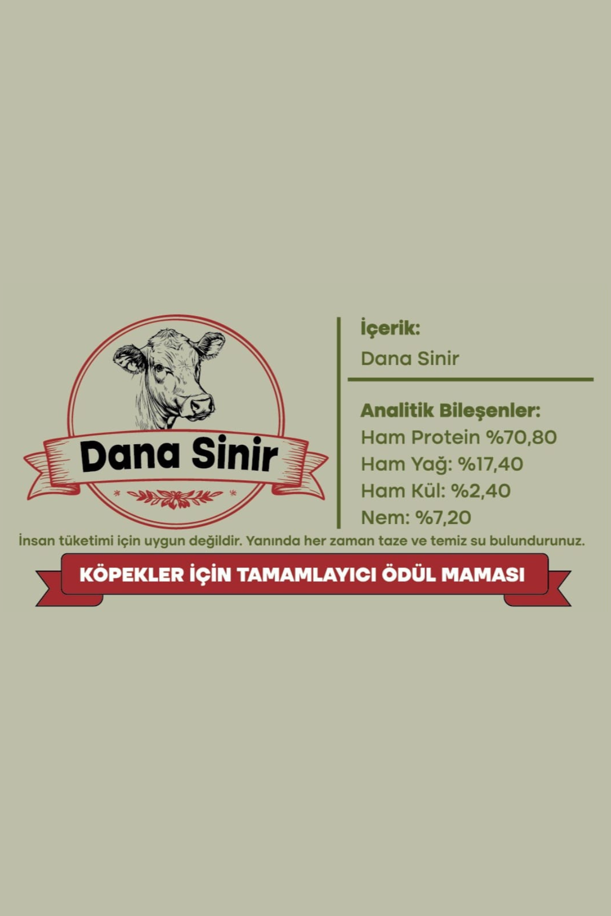 Hooffal Köpek Ödül Maması Dana Sinir