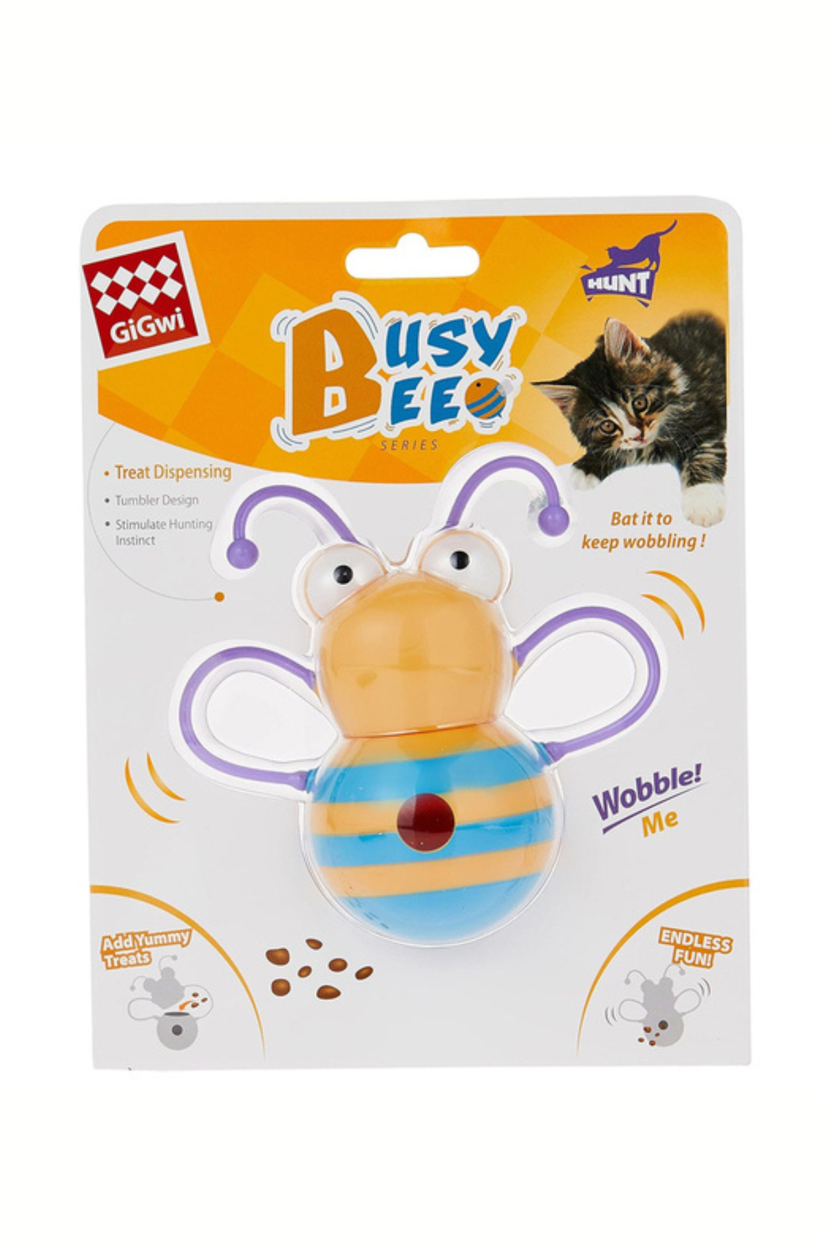 GiGwi Catnipli Arı Kedi Oyuncağı