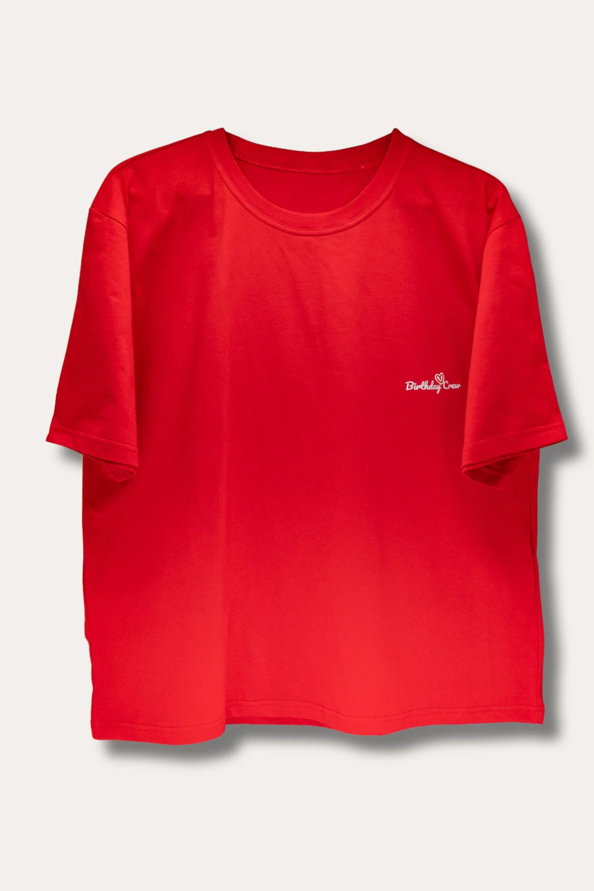 Asky&Erd It’s My Birthday Köpek T-Shirt Cherry Red