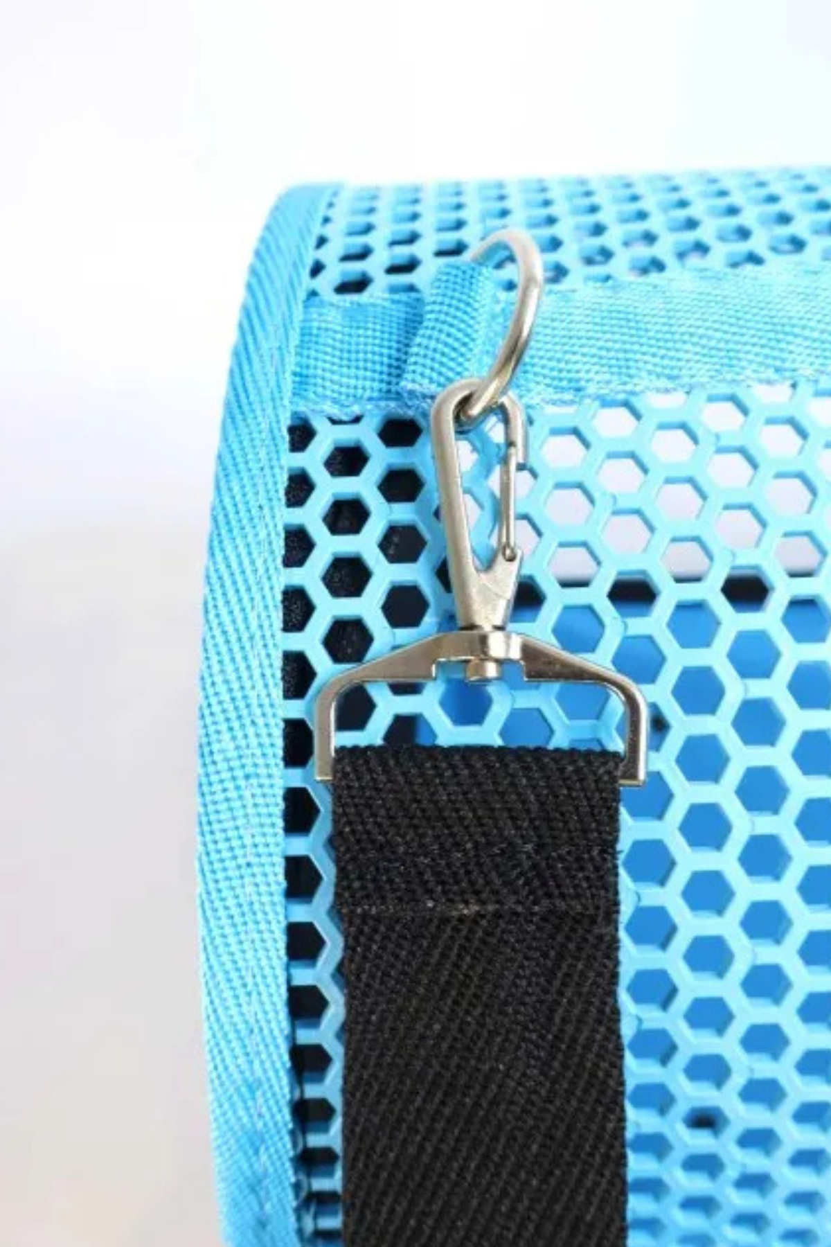 Migno Flybag Voyager Fileli-Şeffaf Model Kedi Köpek Taşıma Çantaları - Turkuaz