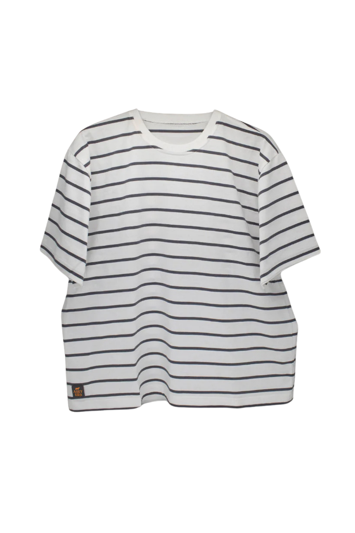 AskyxHuman | Doing My Best Club Stripe T-Shirt | Urban Grey