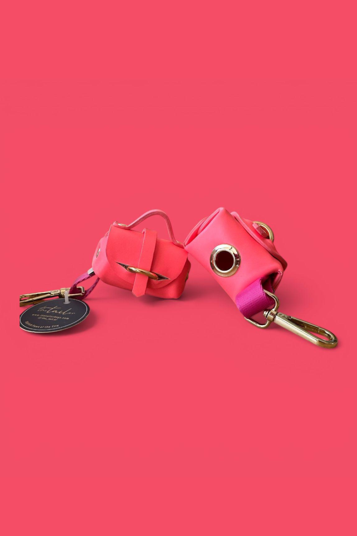 The Tailor Dogs Köpek Dışkı Poşeti Çantası Neon Pembe