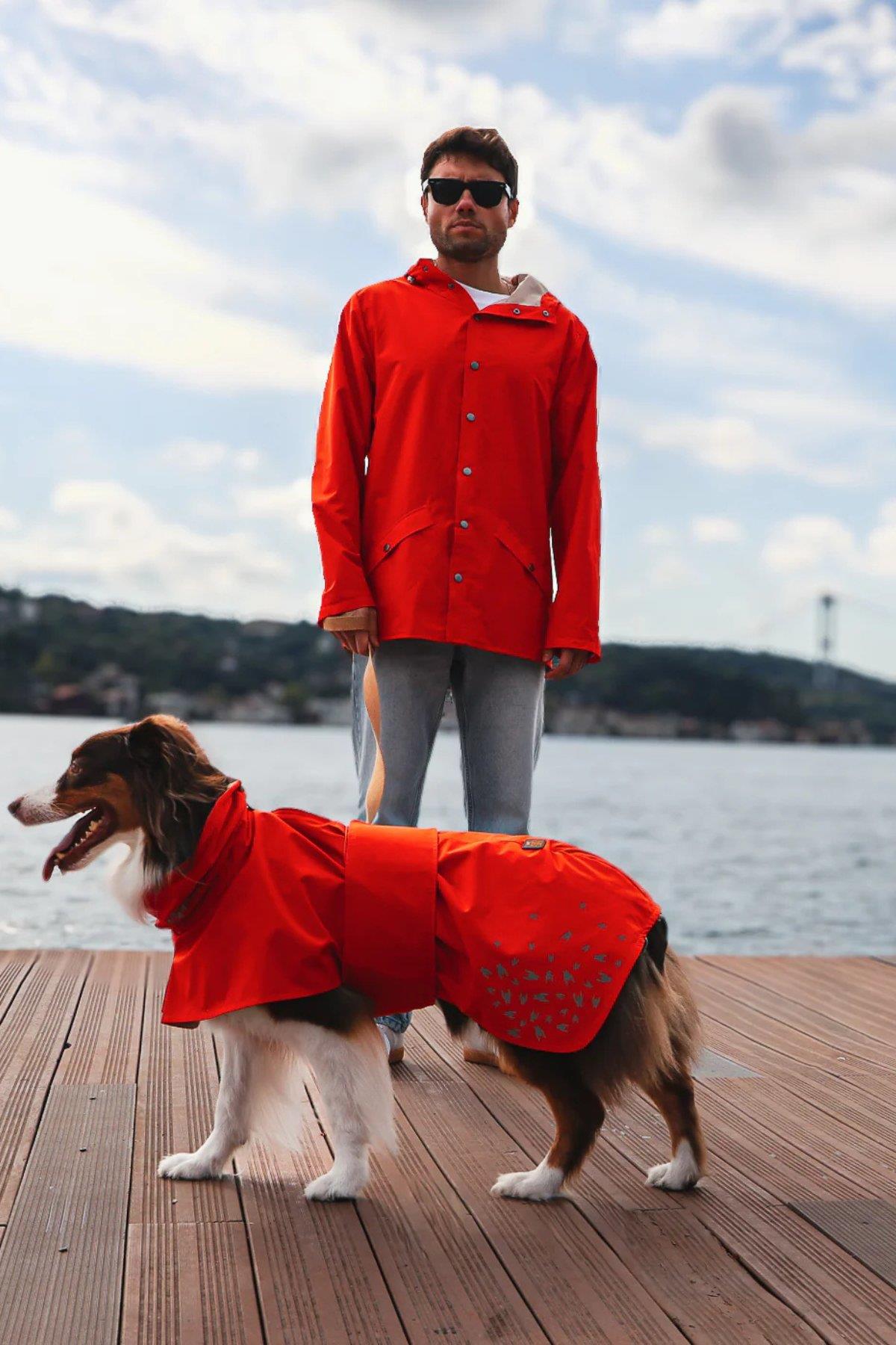 Askyx Human Seattle Raincoat | Amber Glow
