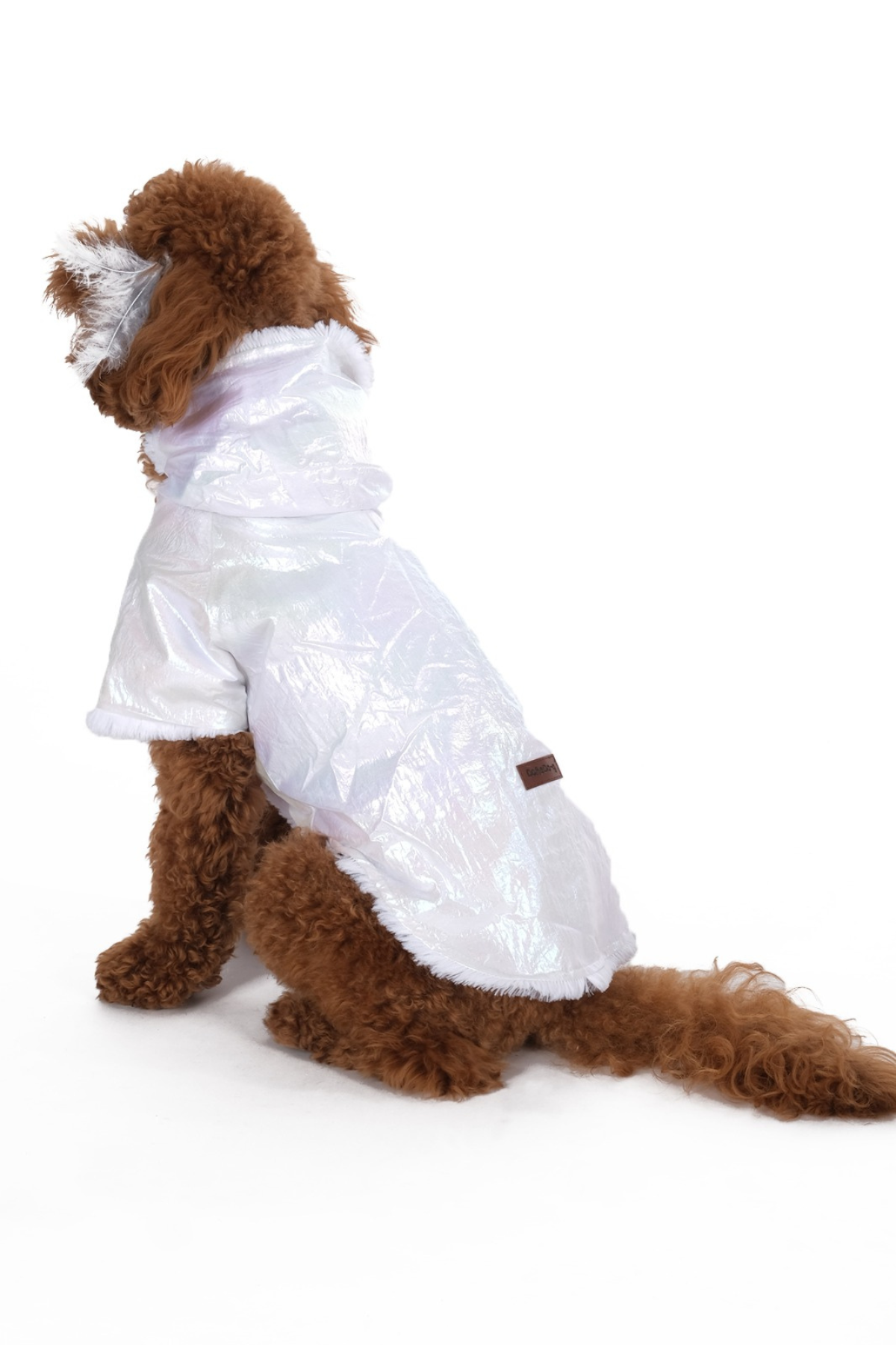 Doredog Beyaz Parlak Mont