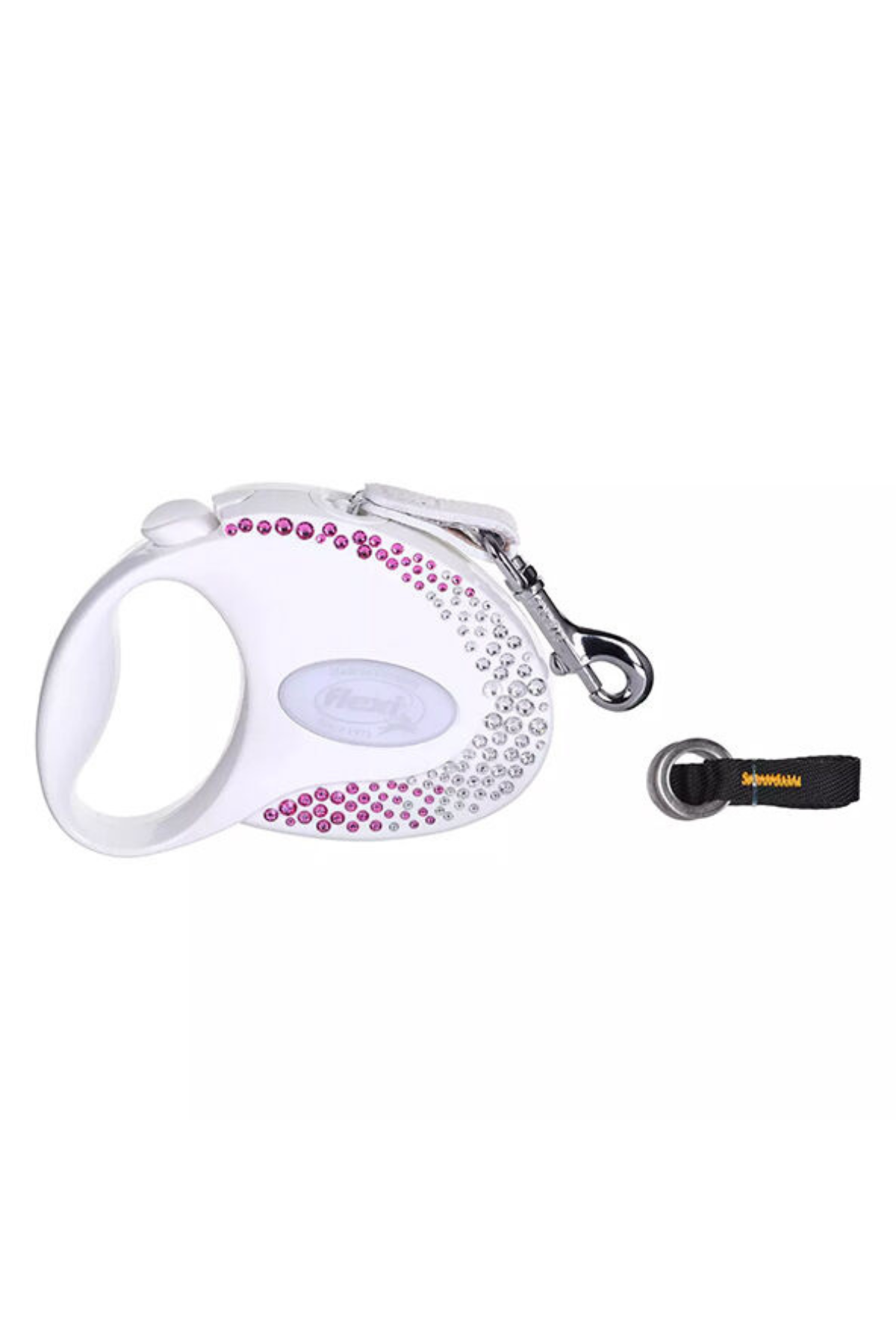 Flexi Flexi Glam S Beden Beyaz 3mt Şerit Tasma Gezdirme Kayışları