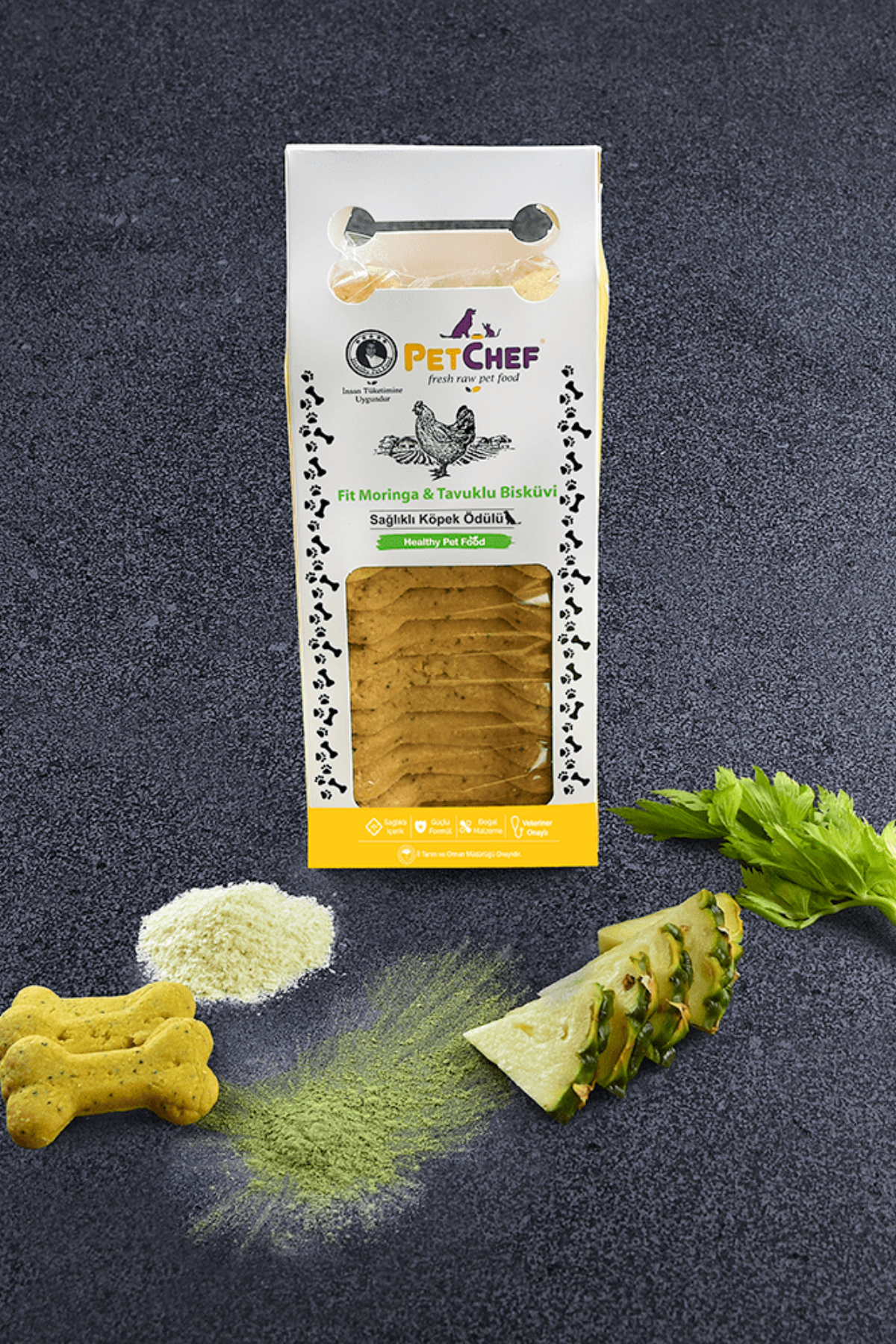 PetChef Fit Moringa&Tavuklu Köpek Bisküvisi