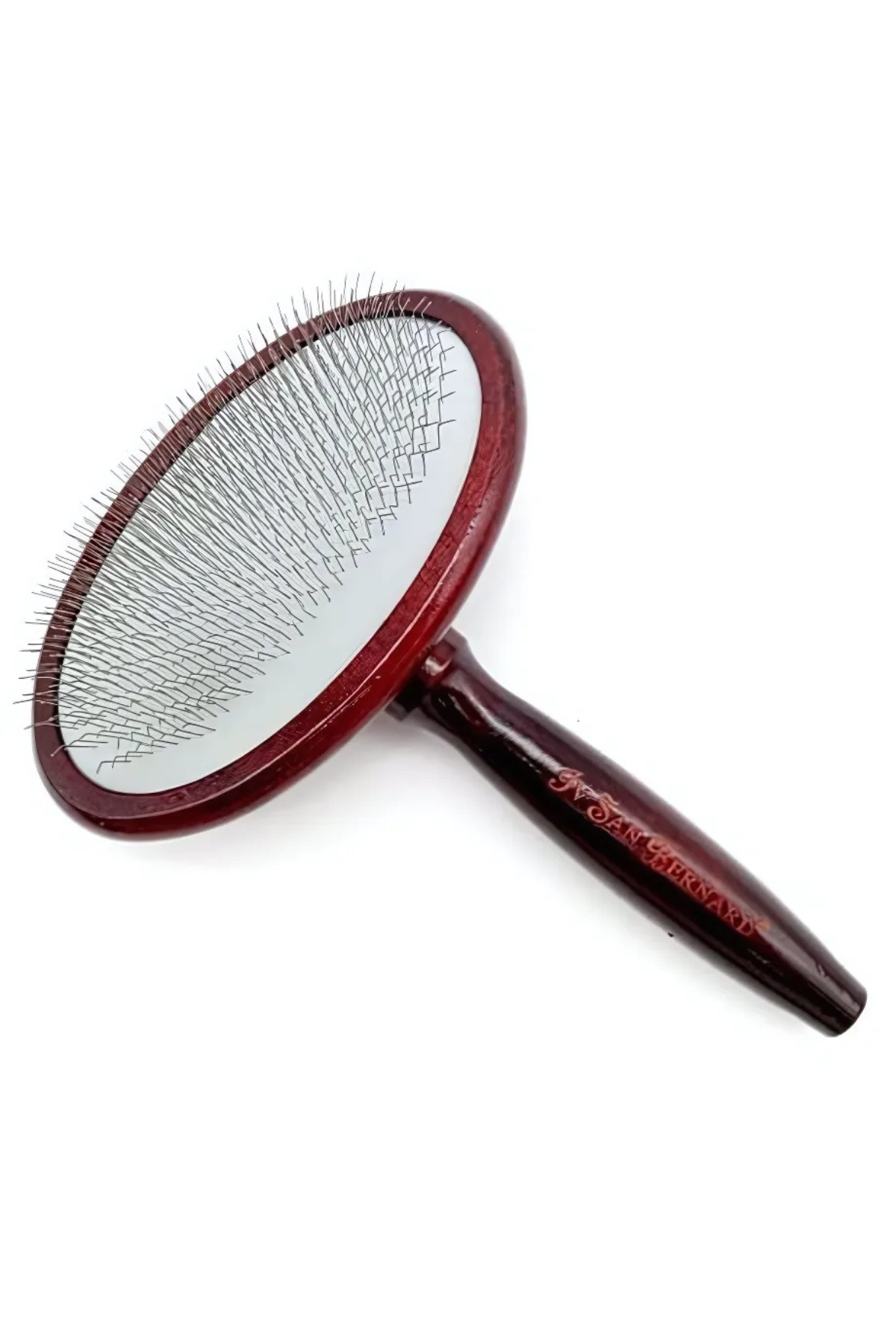 Iv San Bernard Wooden Rounded Slicker Brush Tarak