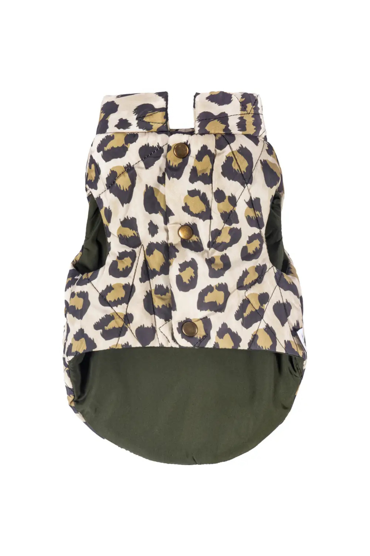 Kajuland Nomad Leopard Kapitone Yelek Yeşil
 