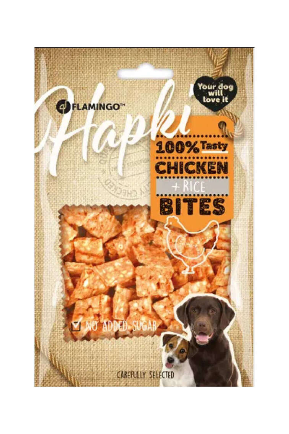 Flamingo Chicken Rice Bites Tavuk ve Pirinçli Köpek Ödülü 85gr