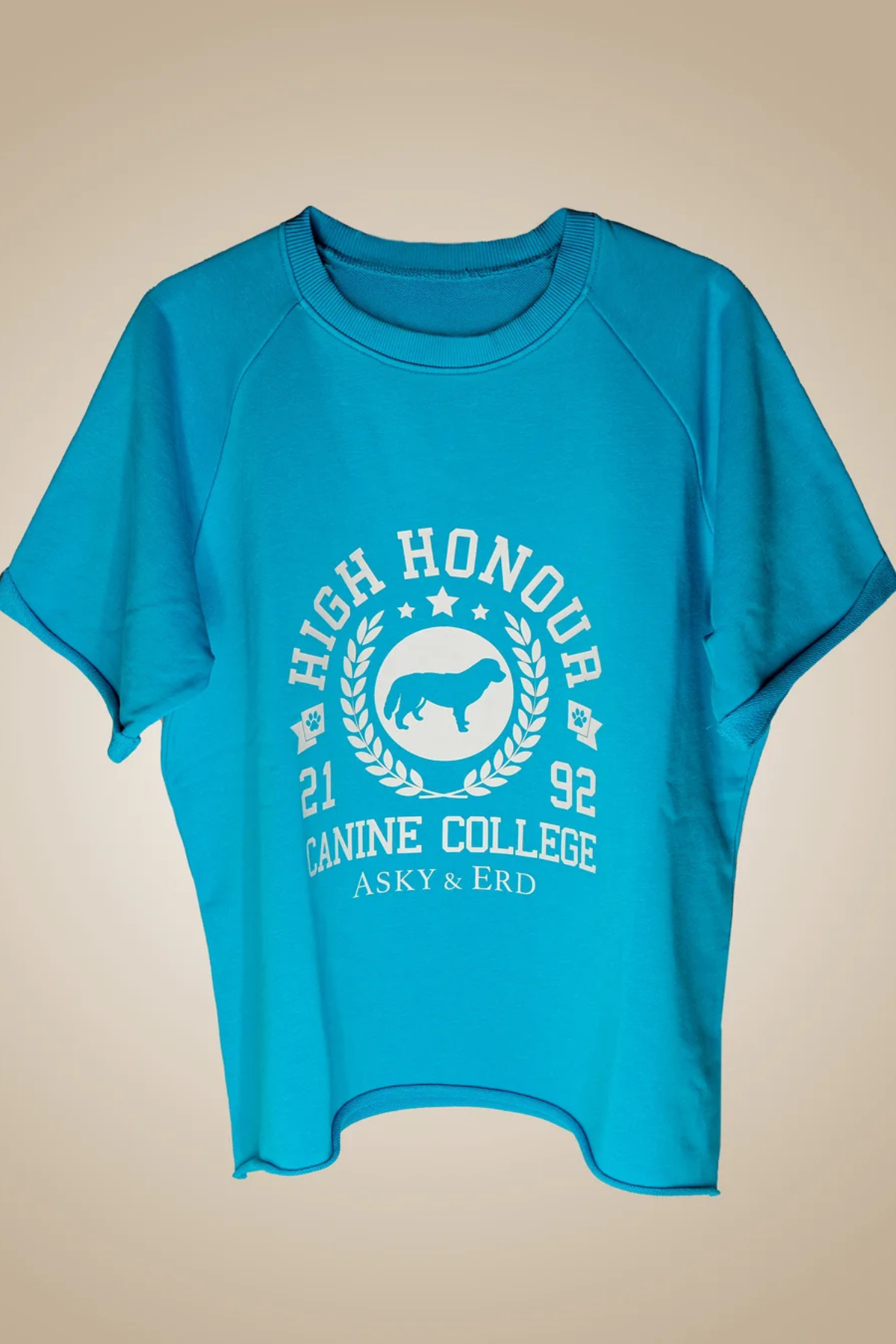 Asky&Erd AskyxHuman Canine College High Honour Sweatshirt | Turquiose Sprint