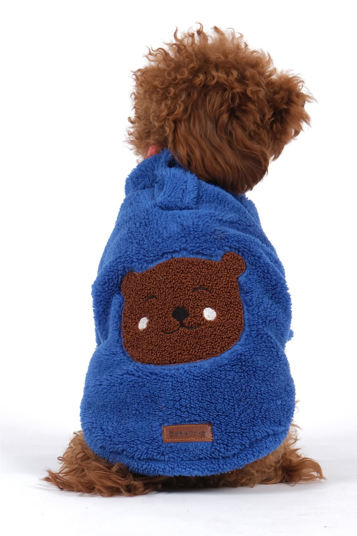 Doredog Mavi Ayıcıklı Peluş Sweatshirt