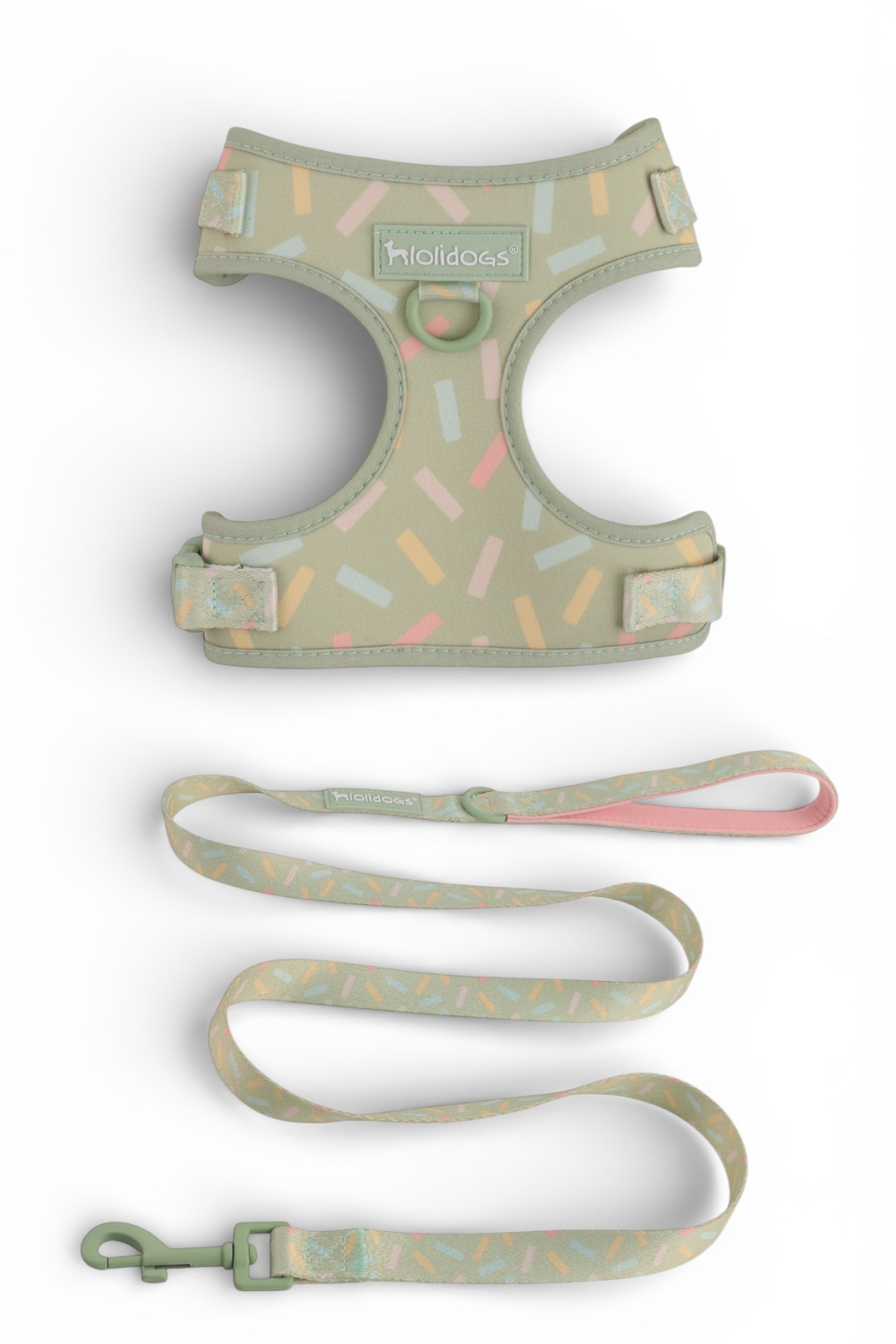  Lolidogs Köpek Göğüs Tasması ve Kayış Seti | Sprinkle