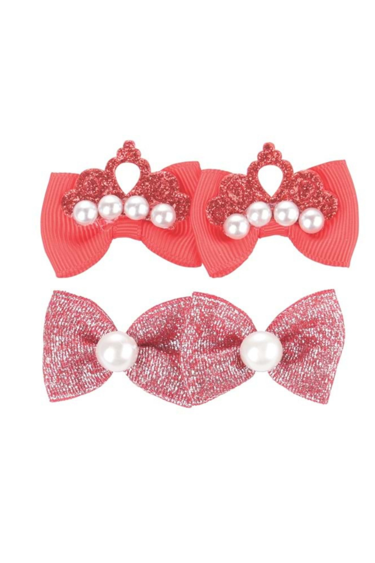 M-Pets Glam Köpekler için Aksesuar Toka Kırmızı Taç