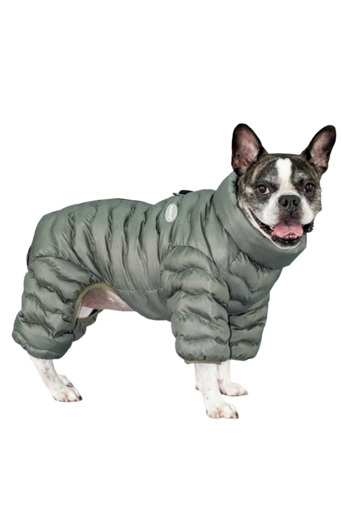 Puppia Wavy Puffer Köpek Tulumu - Haki