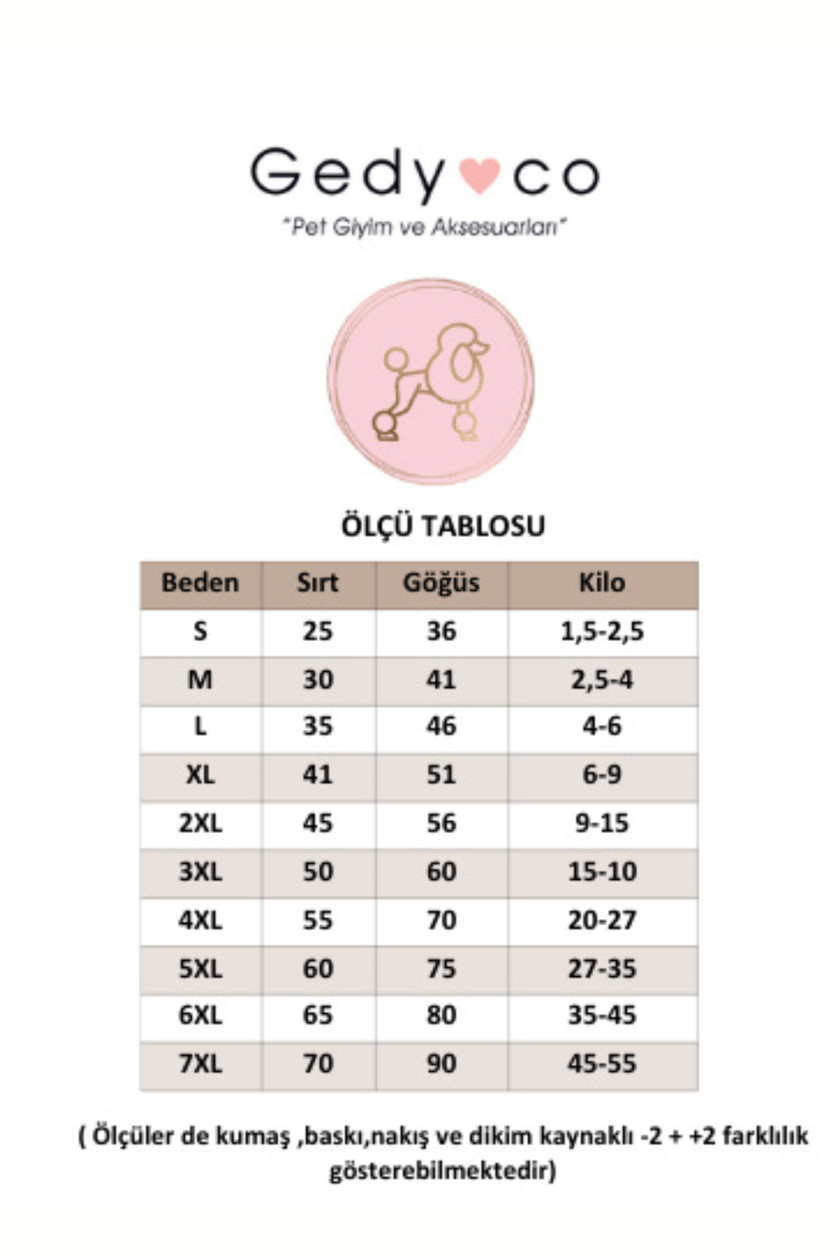 Gedyco Bunny Peluş Köpek Kazak Pembe