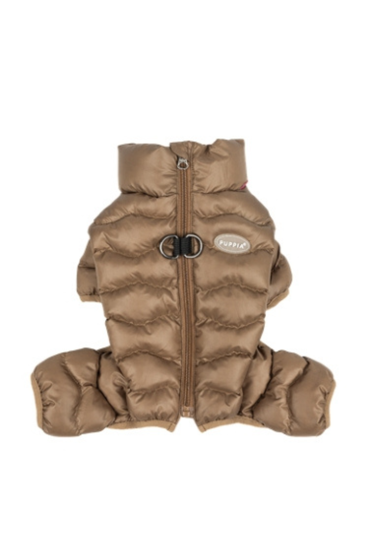 Puppia Wavy Puffer Köpek Tulumu - Kahverengi
