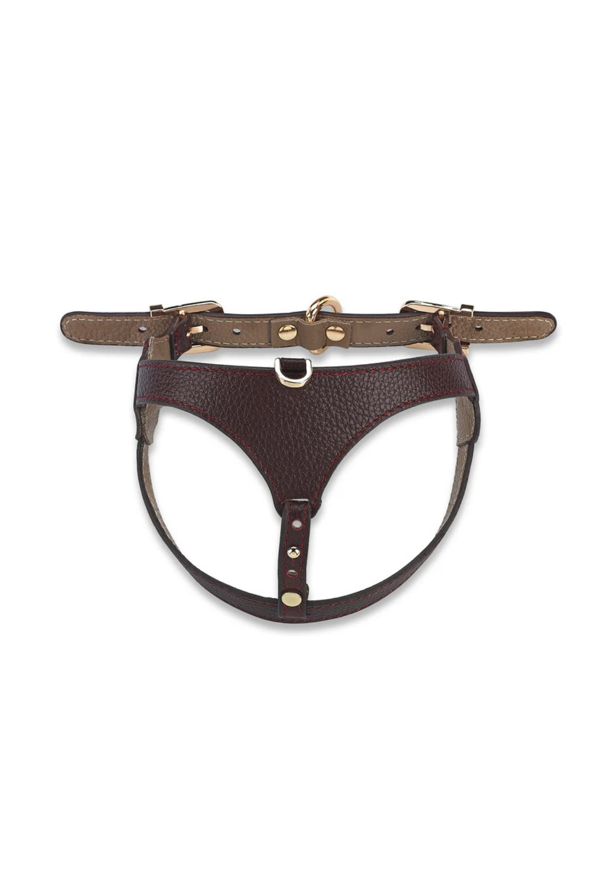 Lupinus Atelier - Cavalier Cerasus x Yaga - Köpek Göğüs Tasması Bordo