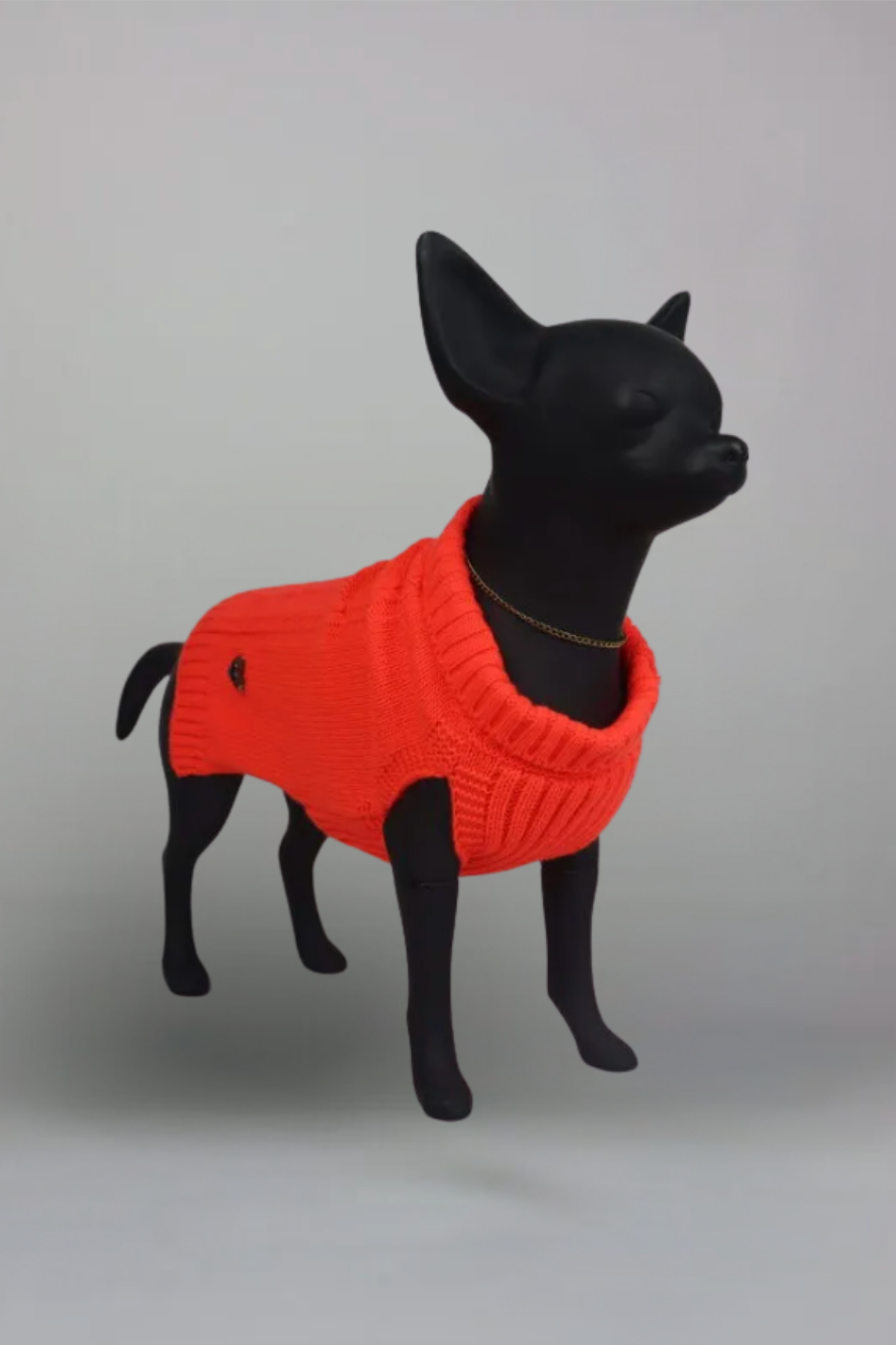 LouLou Örgü Triko Kazak Neon Turuncu 