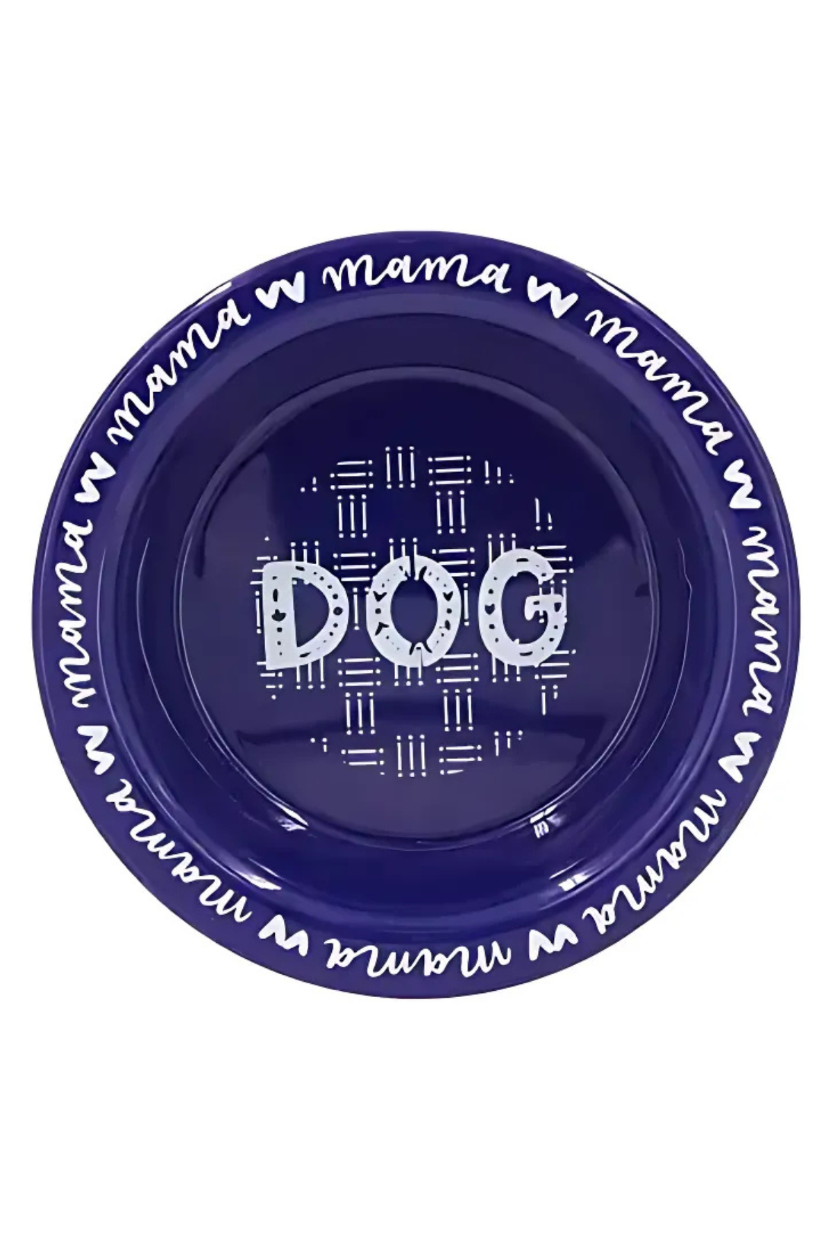 LACİVERT SERAMİK MAMA KABI KÖPEK (520 ML )