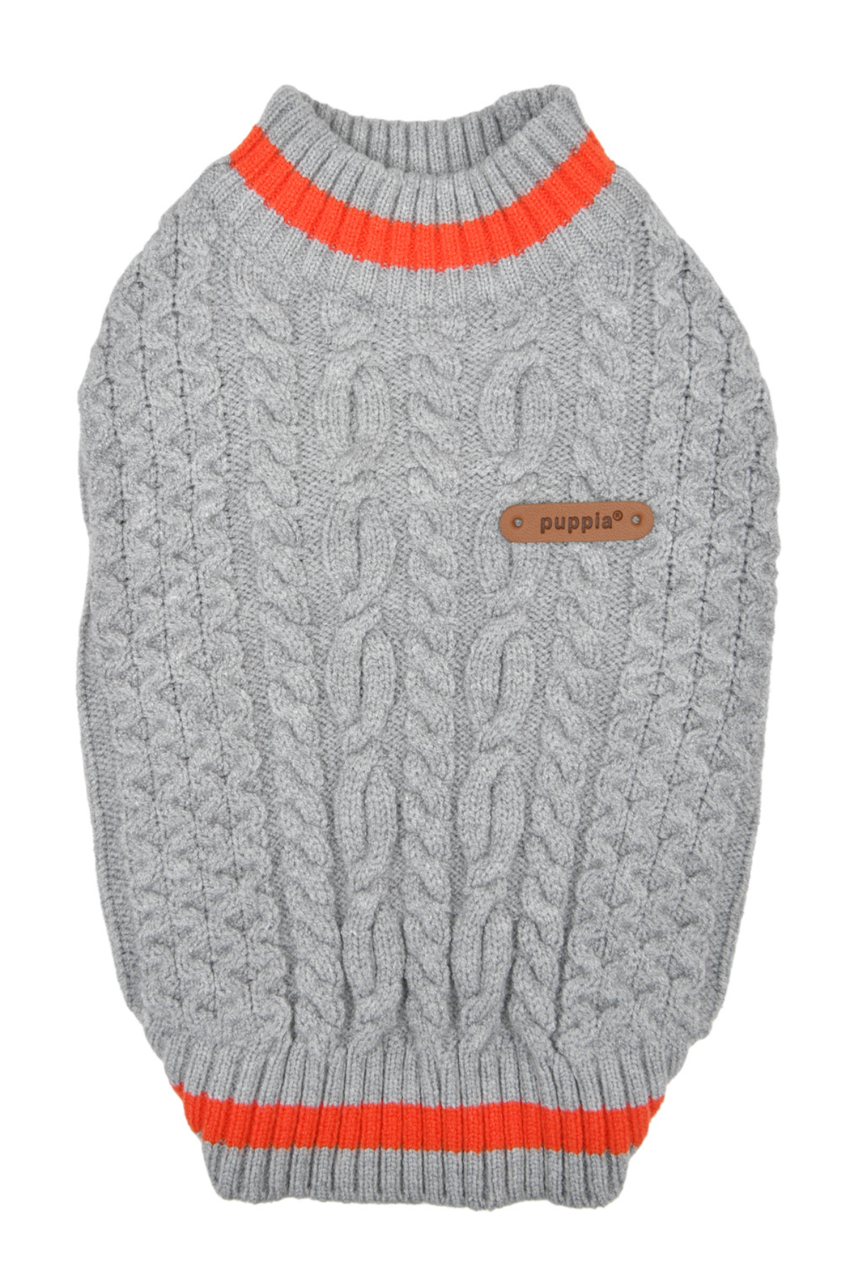 Puppia Fannar Örgü Köpek Kazağı Melanj Gri  