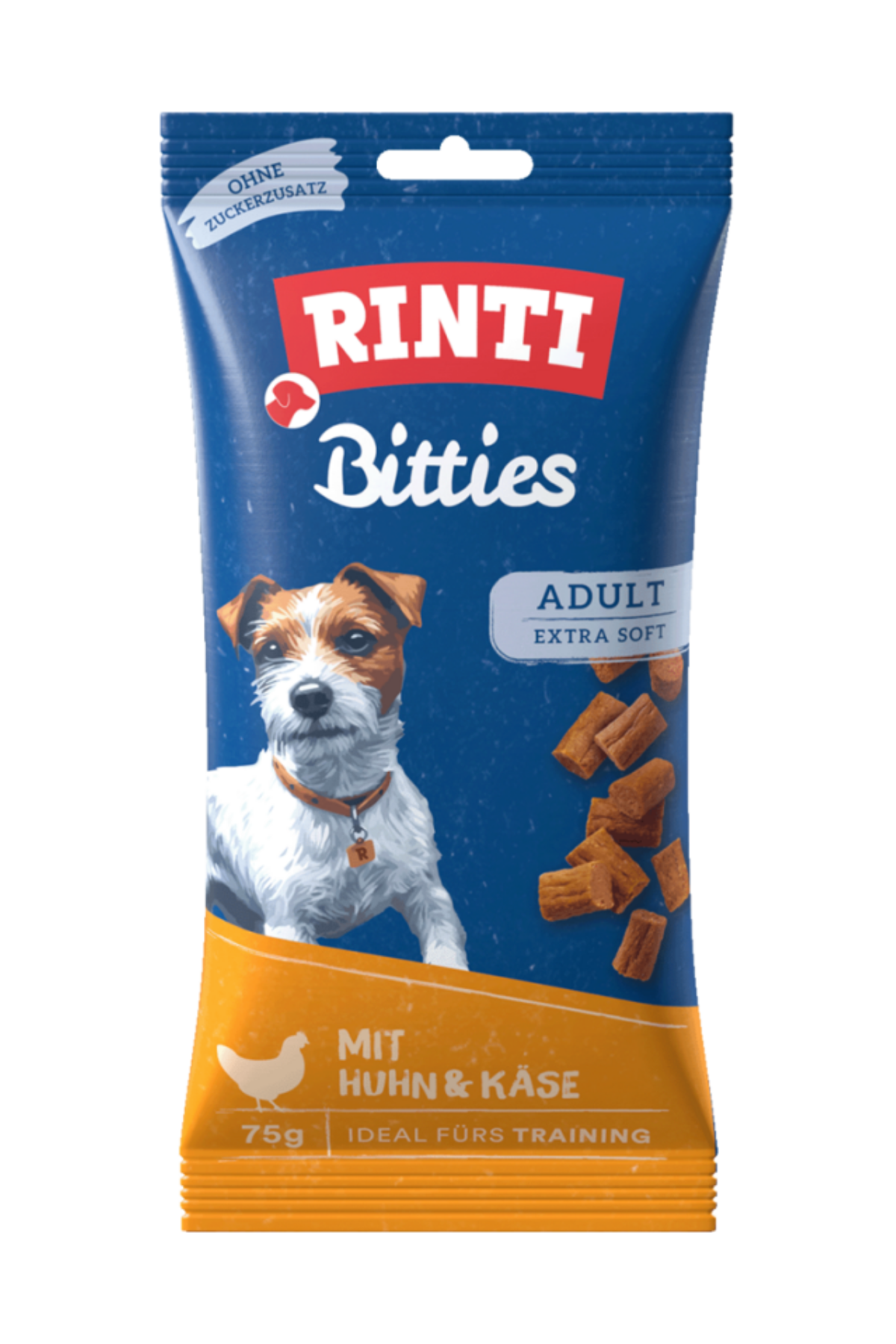 Rinti Bitties Tavuk ve Peynir Yetişkin Köpek Maması Extra Soft