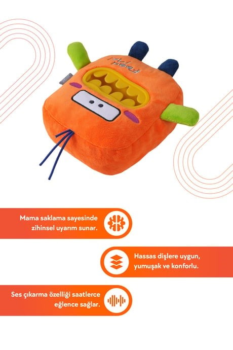 Joyster Feed Me 2 Katmanlı Kauçuk Dişli Köpek Oyuncağı