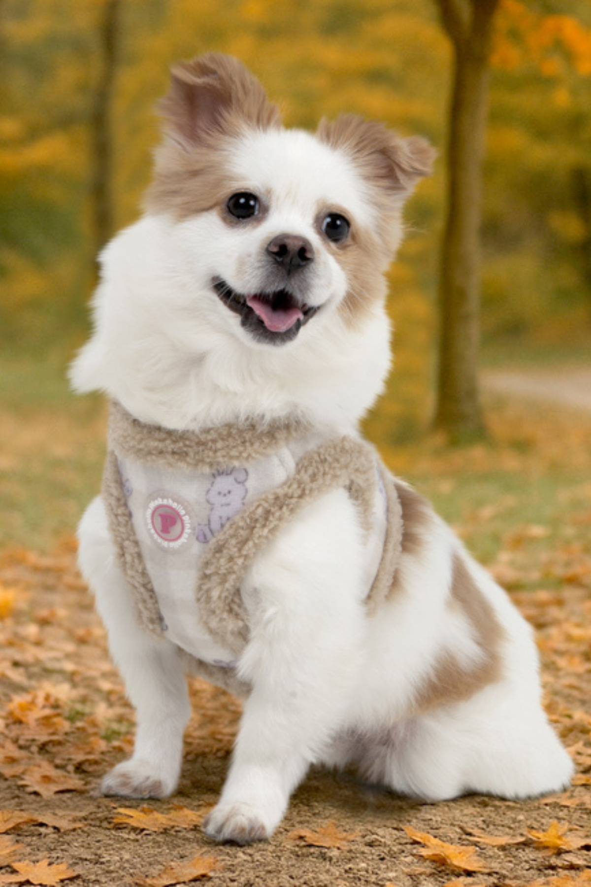 Pinkaholic Bronwen Vest Harness Köpek Göğüs Tasması Bej 