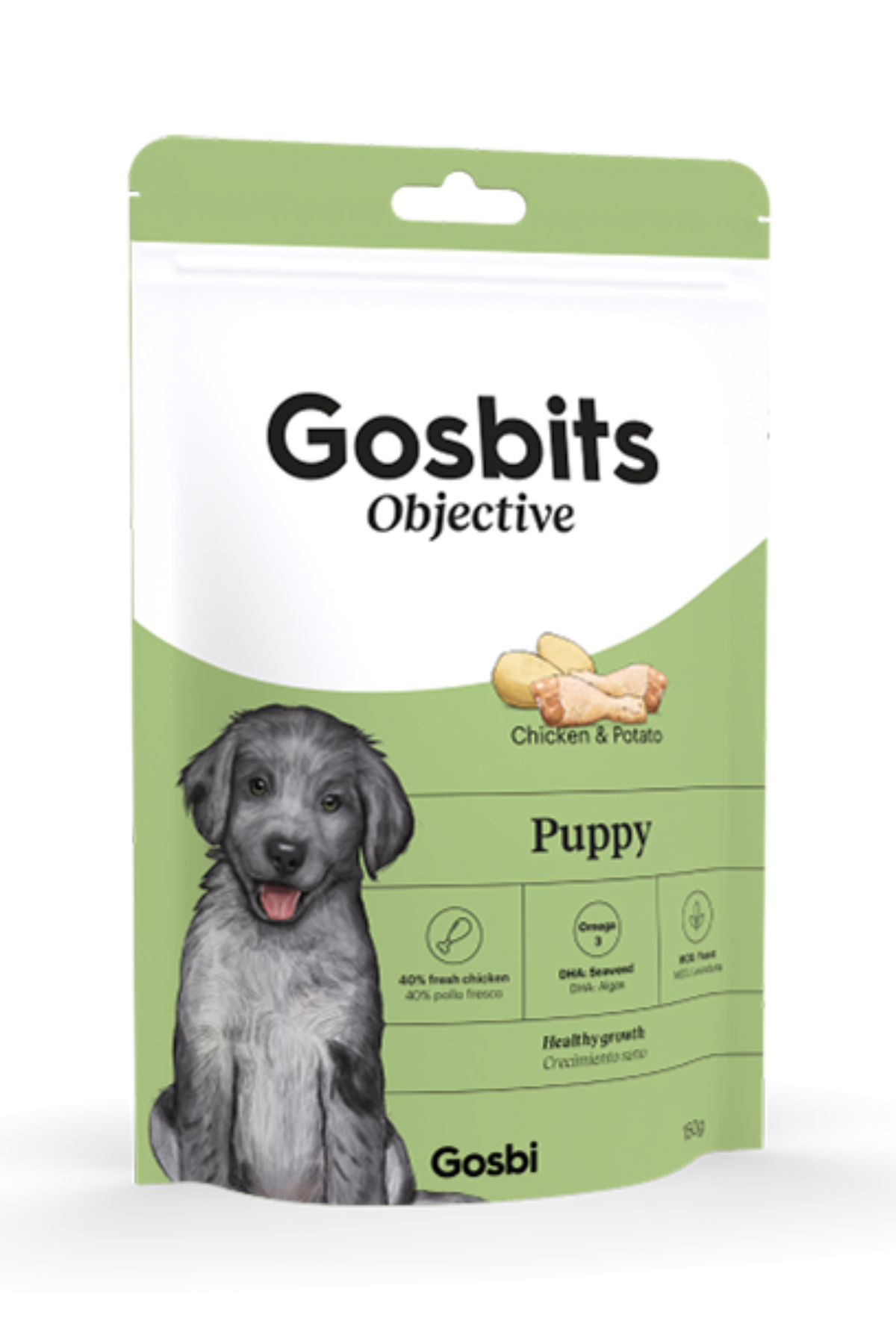 Gosbi Gosbits Tavuk & Patatesli Fonksiyonel Yavru Köpek Atıştırmalık 150gr