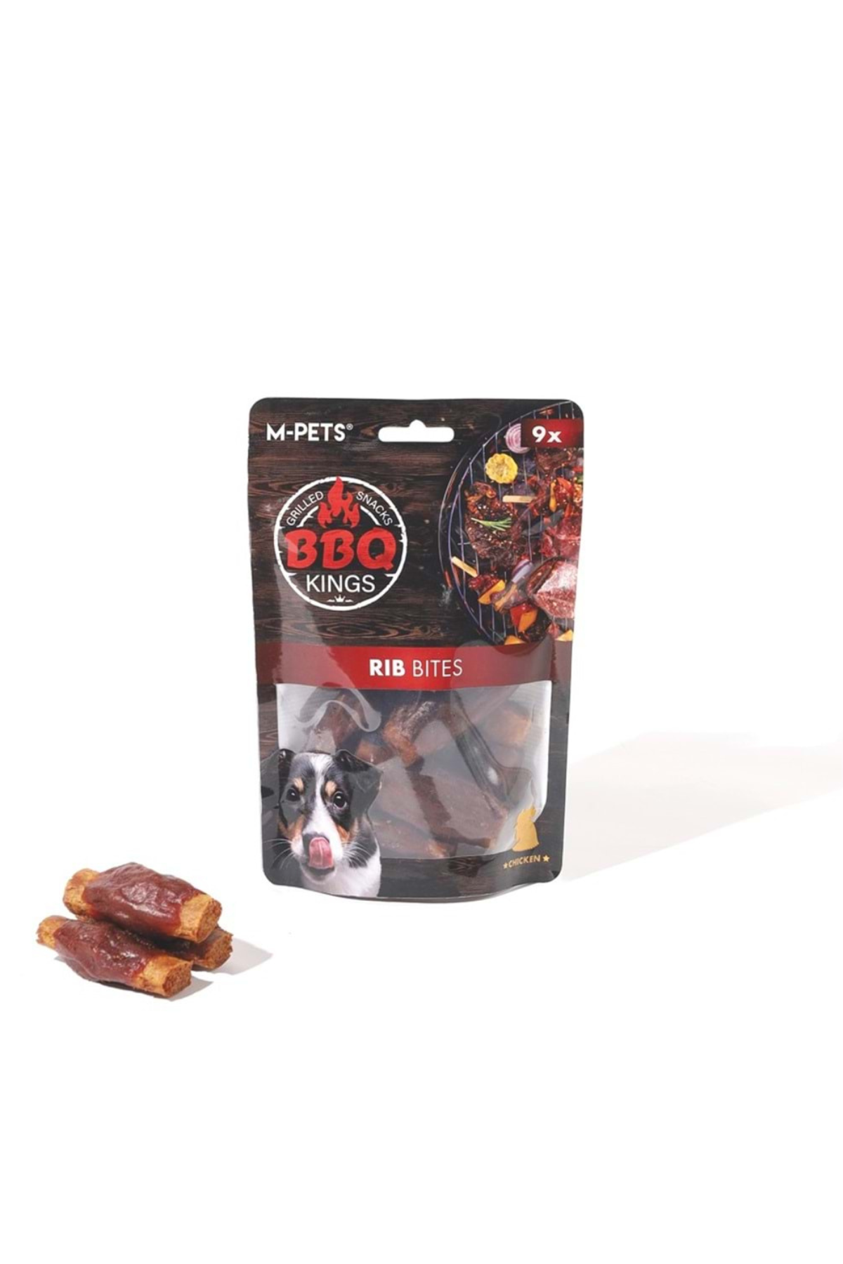 M-PETS BBQ KINGS RIB BITES CHICKEN ÖDÜL 115GR