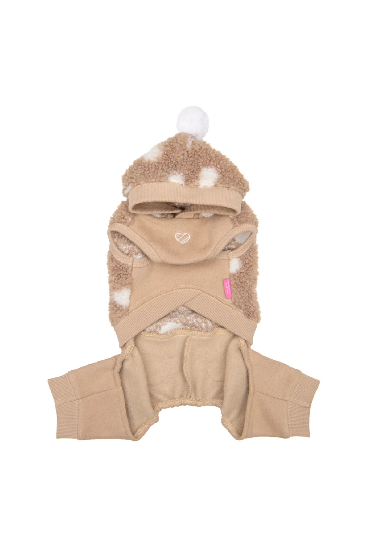 Pinkaholic New York Blaire Kukuletalı Kış Tulumu - Bej