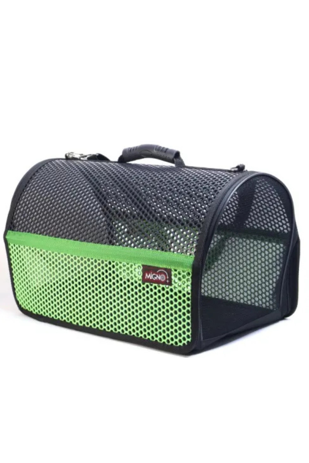 Migno Flybag Voyager Fileli Model Kedi Köpek Taşıma Çantaları - Yeşil-Siyah