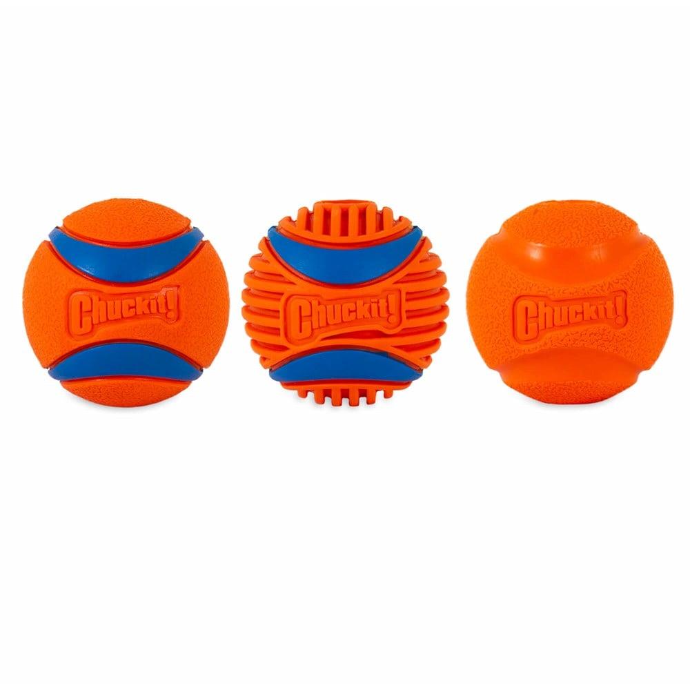 Chuckit! Fetch Medley (Gen 3) 3lü Köpek Oyun Topu (Orta Boy)