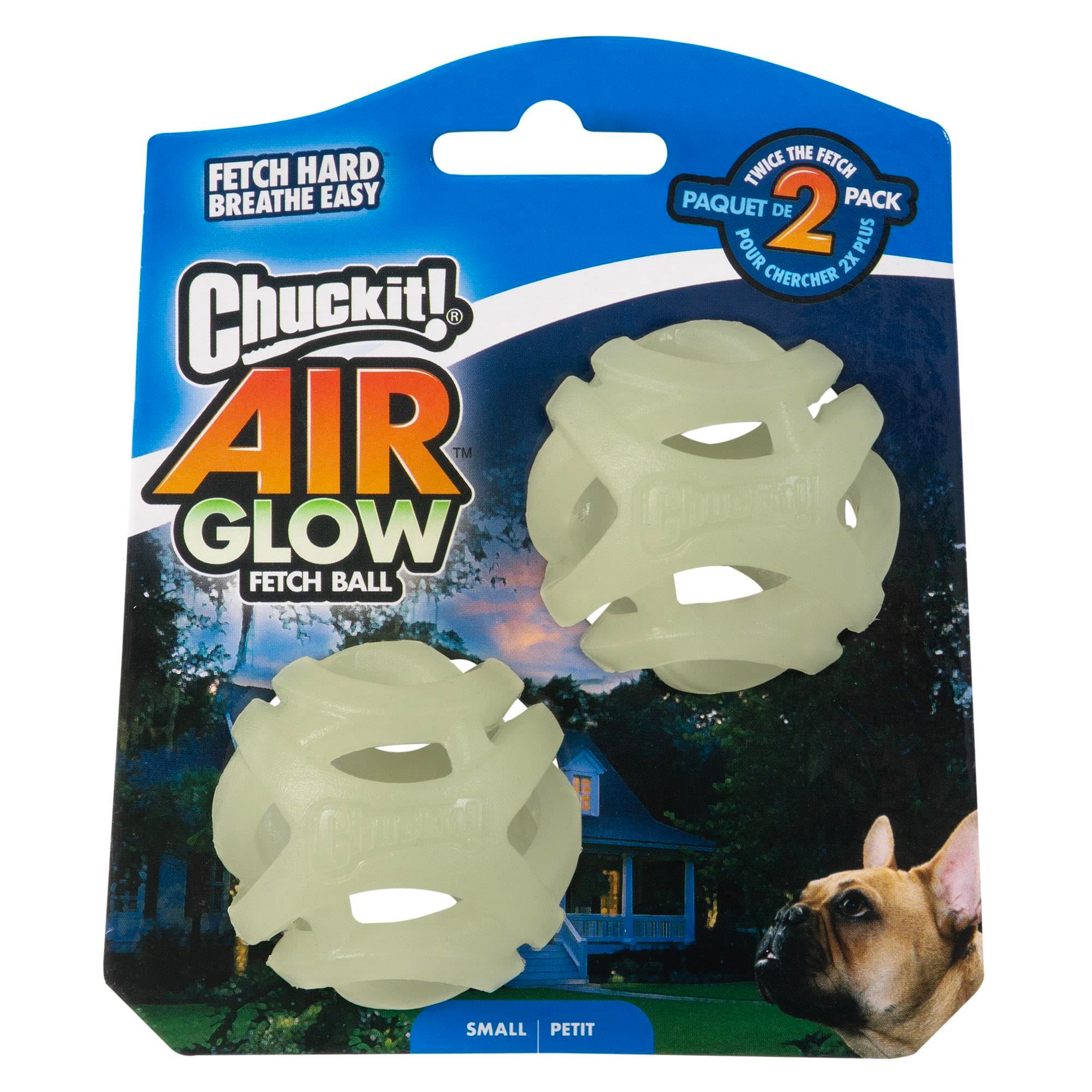 Chuckit! Max Glow Air Fetch Gece Parlayan 2li Köpek Oyun Topu (Küçük Boy)